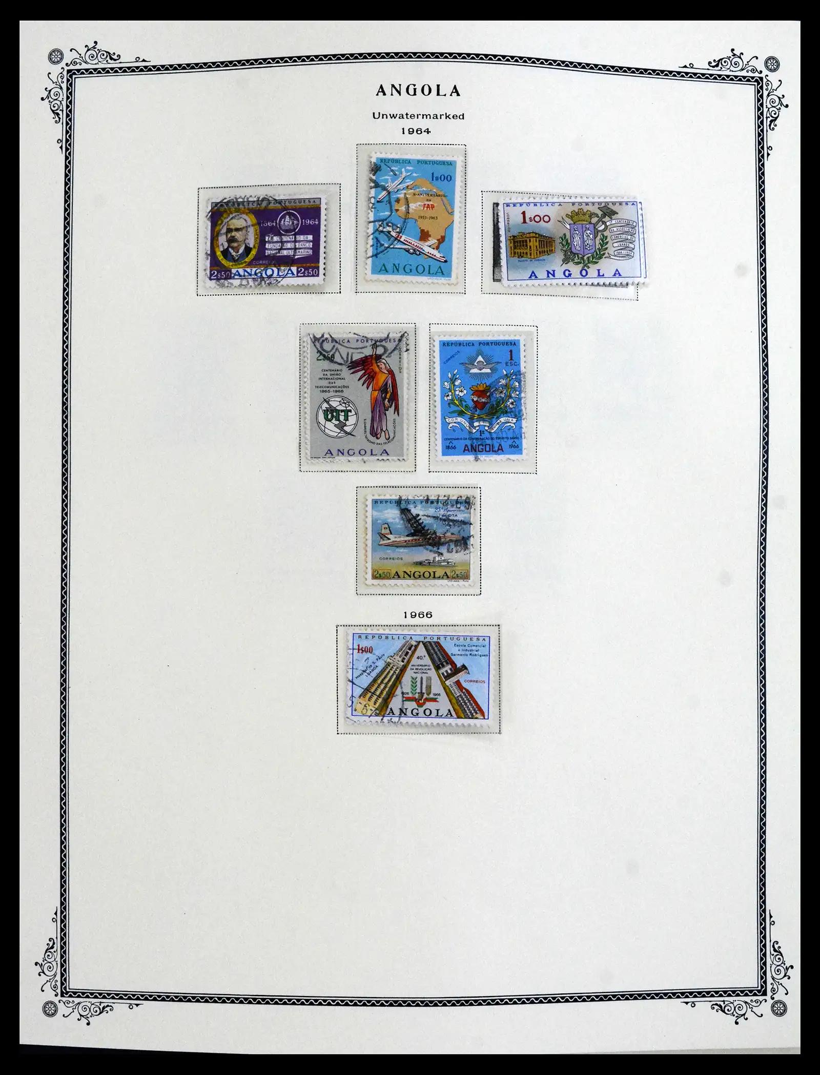 41855 0026 - Postzegelverzameling 41855 Portugese Koloniën 1870-1970.