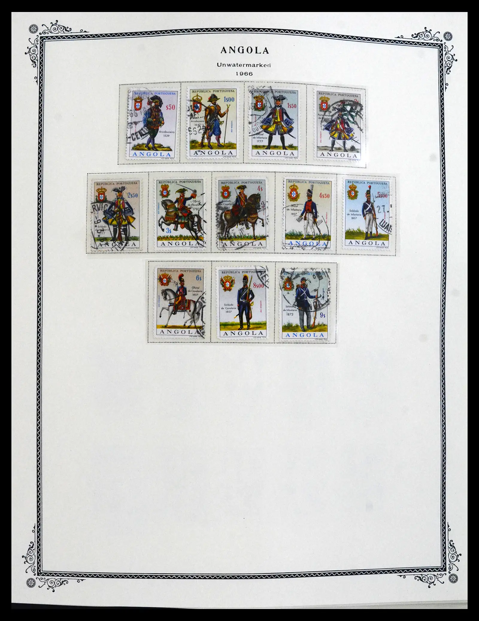 41855 0027 - Postzegelverzameling 41855 Portugese Koloniën 1870-1970.