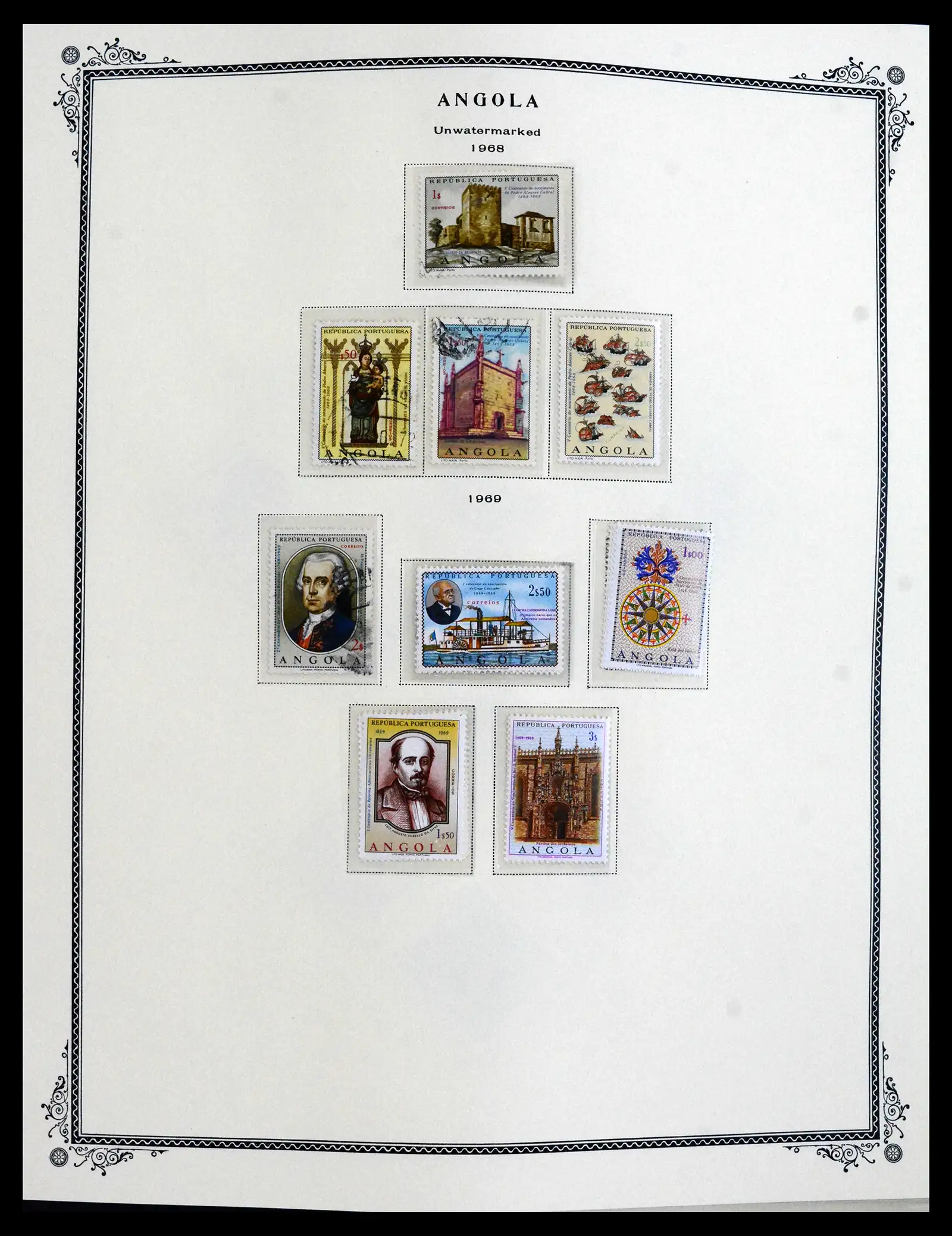 41855 0029 - Postzegelverzameling 41855 Portugese Koloniën 1870-1970.