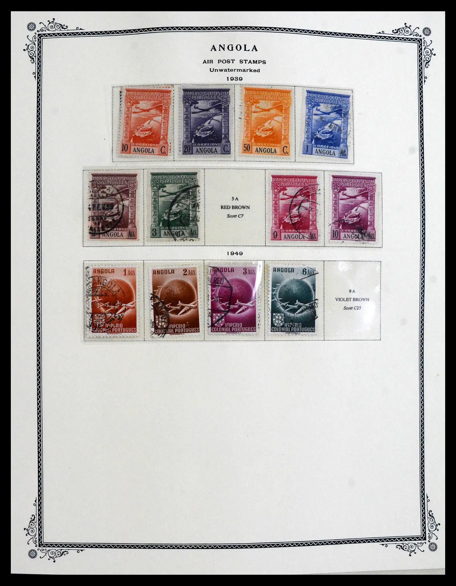 41855 0034 - Postzegelverzameling 41855 Portugese Koloniën 1870-1970.