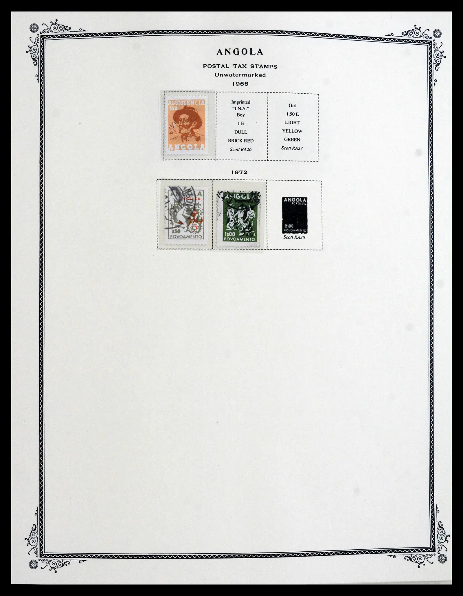 41855 0042 - Postzegelverzameling 41855 Portugese Koloniën 1870-1970.