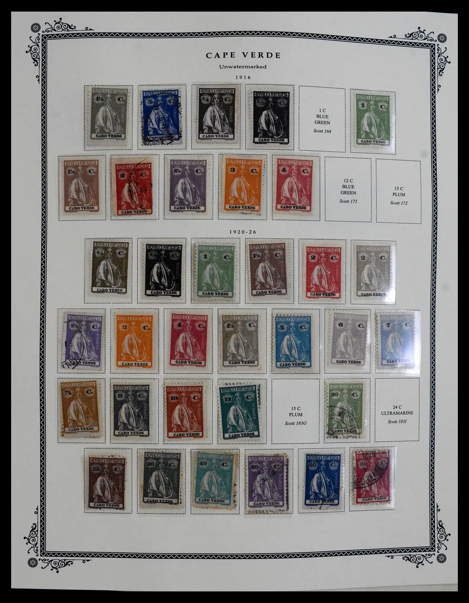 41855 0050 - Postzegelverzameling 41855 Portugese Koloniën 1870-1970.