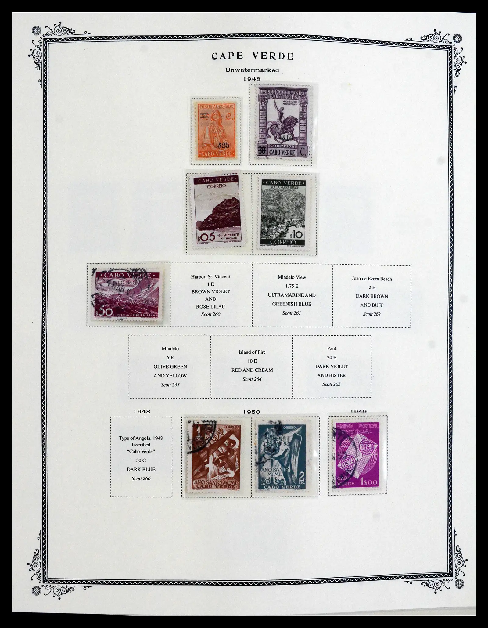 41855 0054 - Postzegelverzameling 41855 Portugese Koloniën 1870-1970.