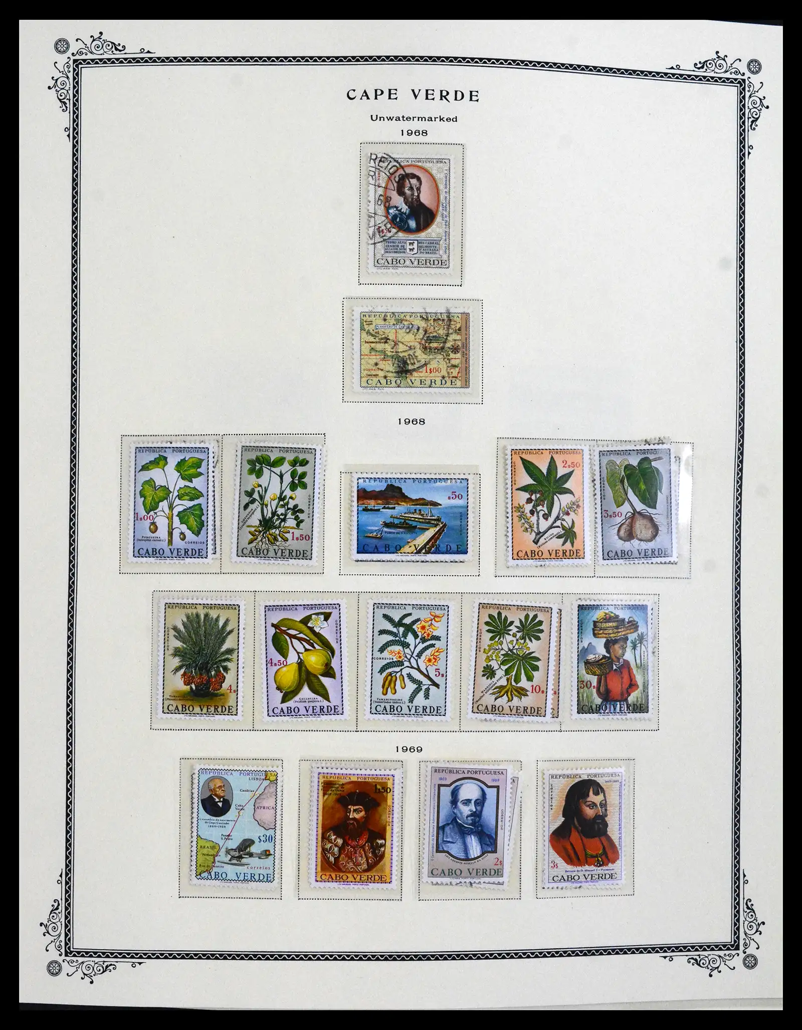 41855 0061 - Postzegelverzameling 41855 Portugese Koloniën 1870-1970.