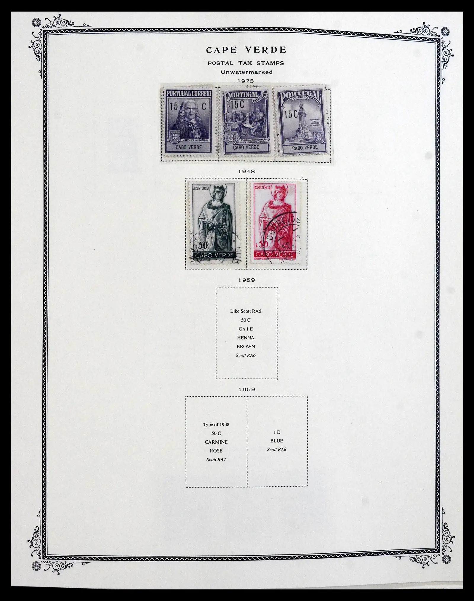 41855 0068 - Postzegelverzameling 41855 Portugese Koloniën 1870-1970.