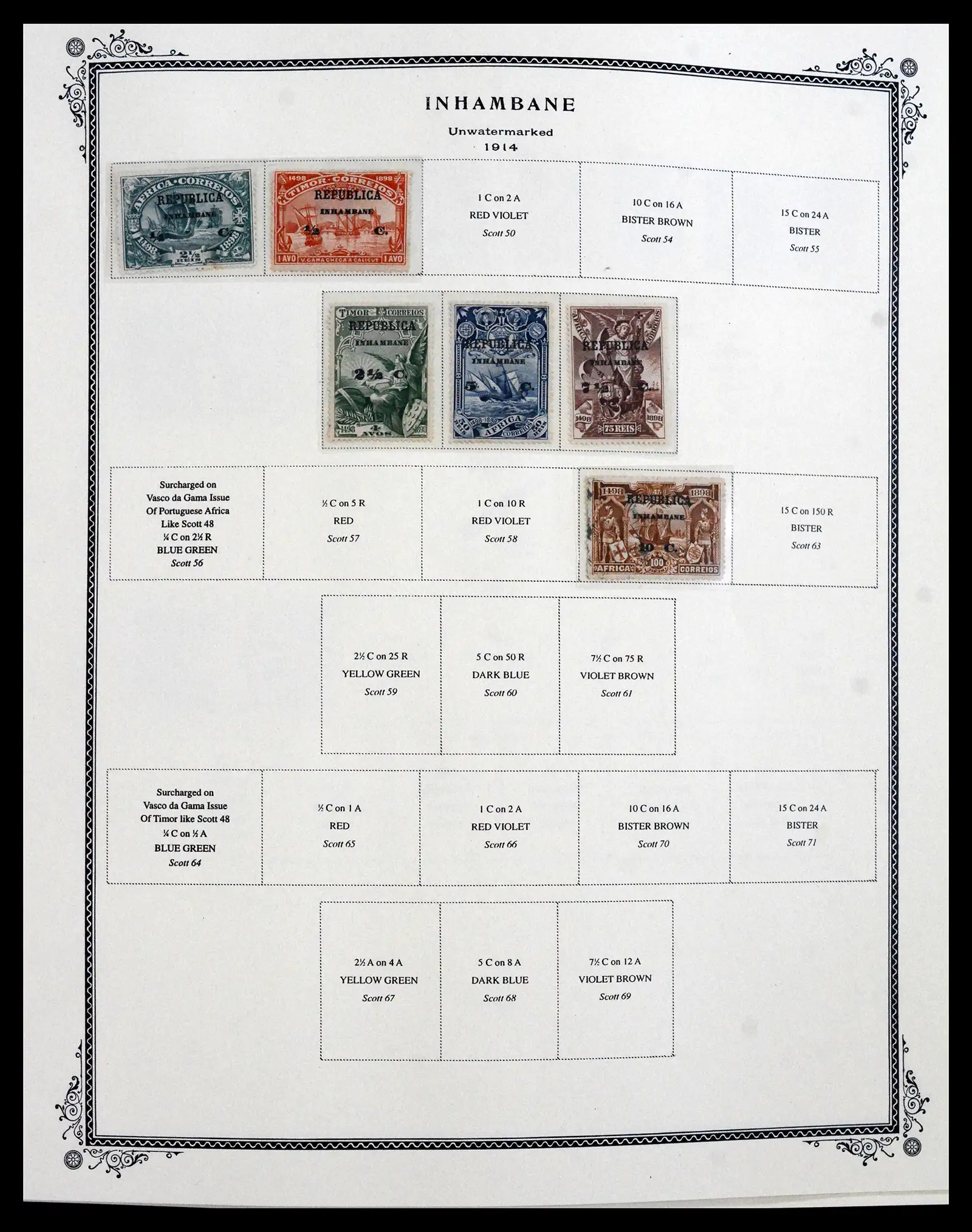 41855 0072 - Postzegelverzameling 41855 Portugese Koloniën 1870-1970.