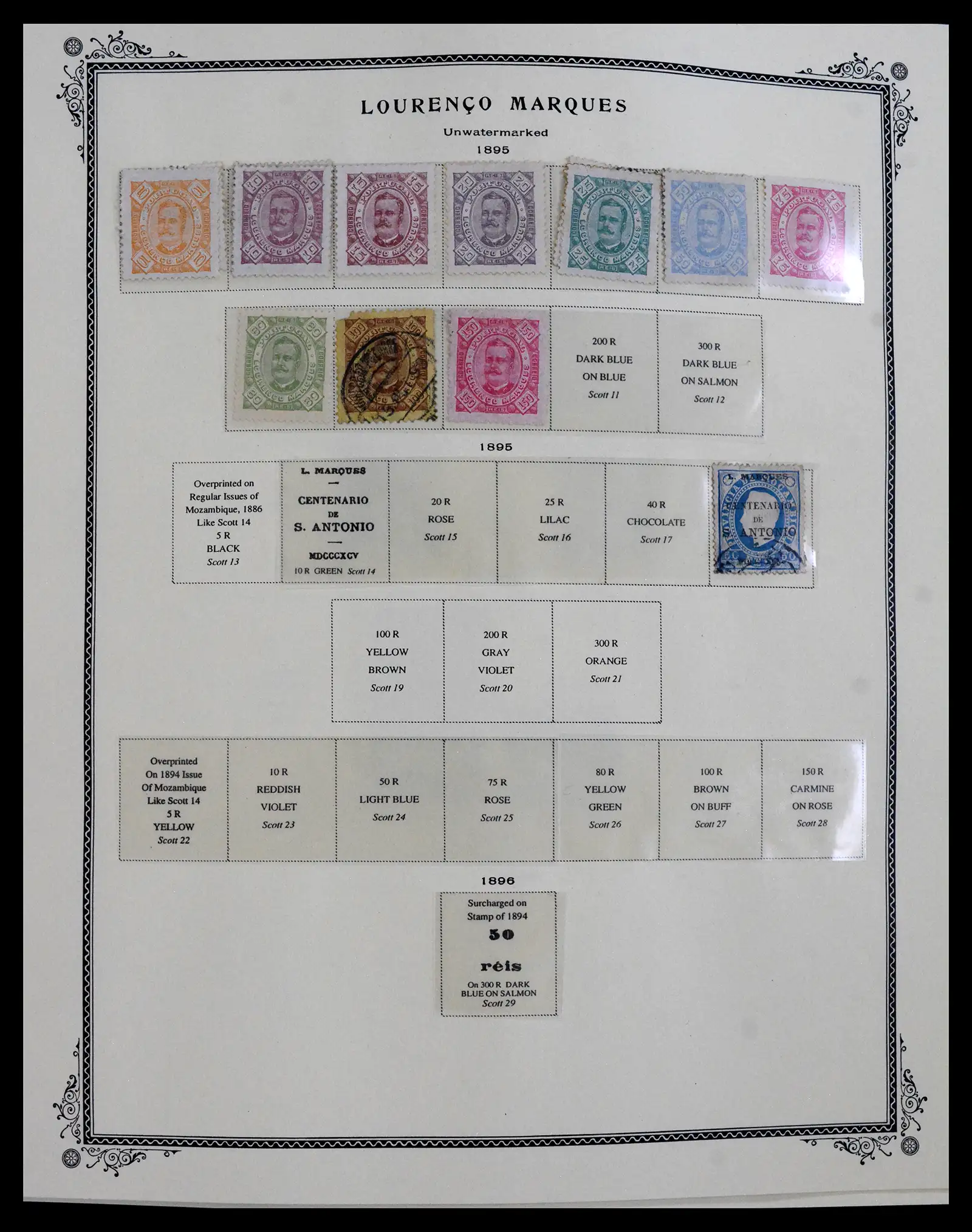 41855 0075 - Postzegelverzameling 41855 Portugese Koloniën 1870-1970.