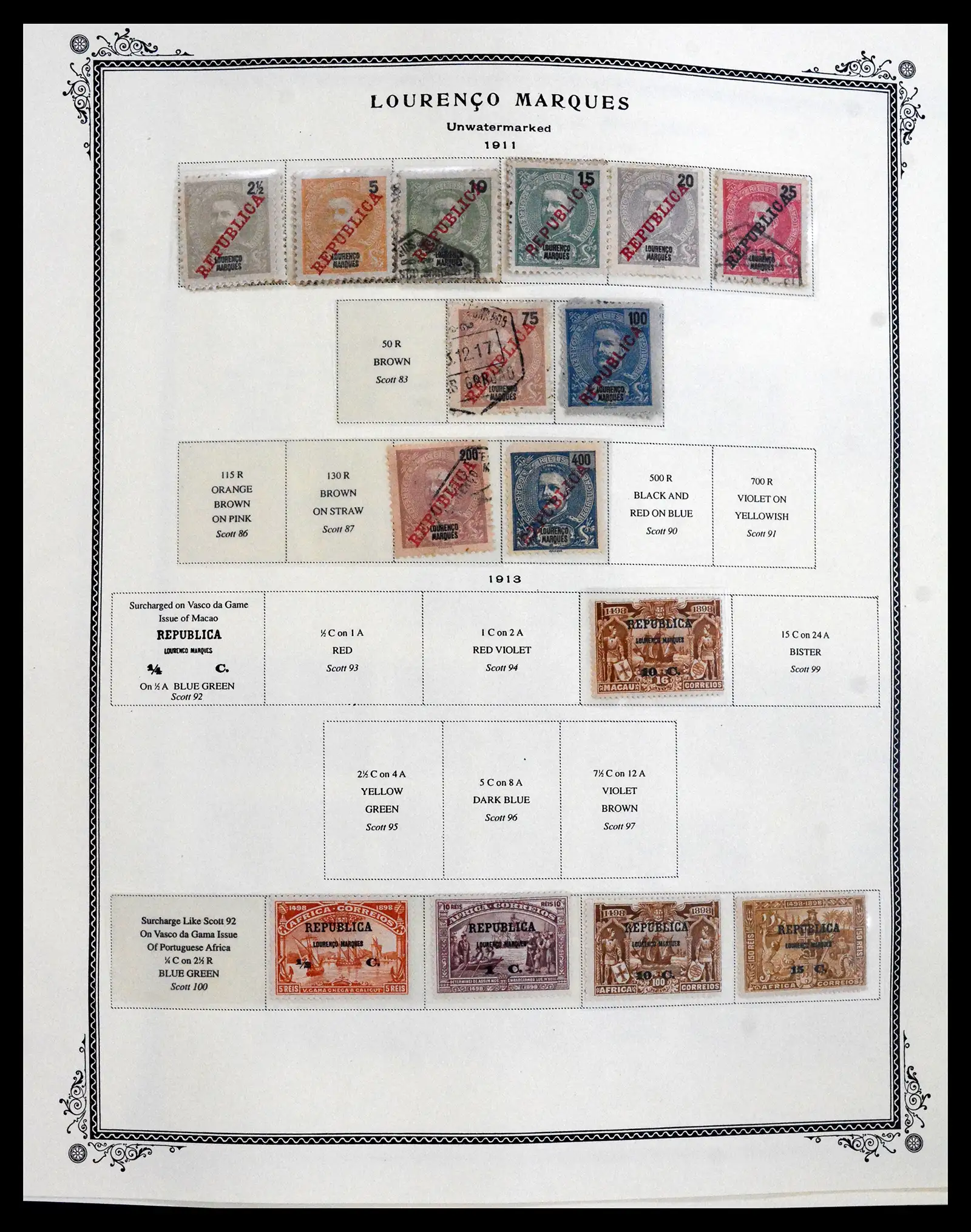 41855 0078 - Postzegelverzameling 41855 Portugese Koloniën 1870-1970.