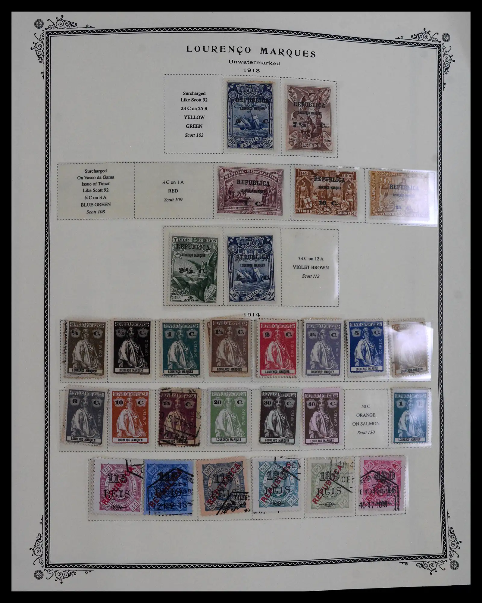 41855 0079 - Postzegelverzameling 41855 Portugese Koloniën 1870-1970.