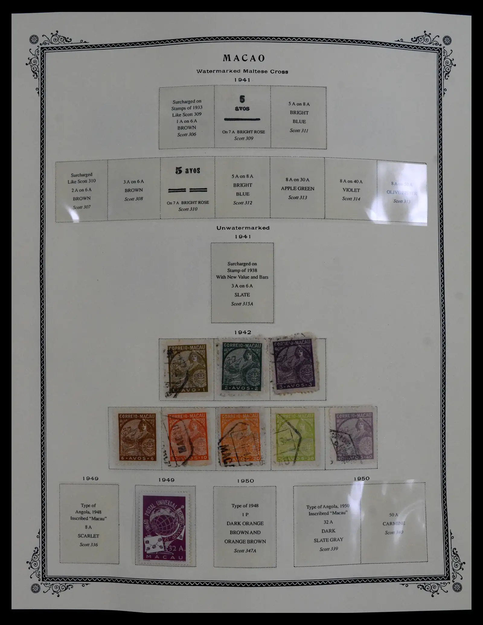 41855 0093 - Postzegelverzameling 41855 Portugese Koloniën 1870-1970.