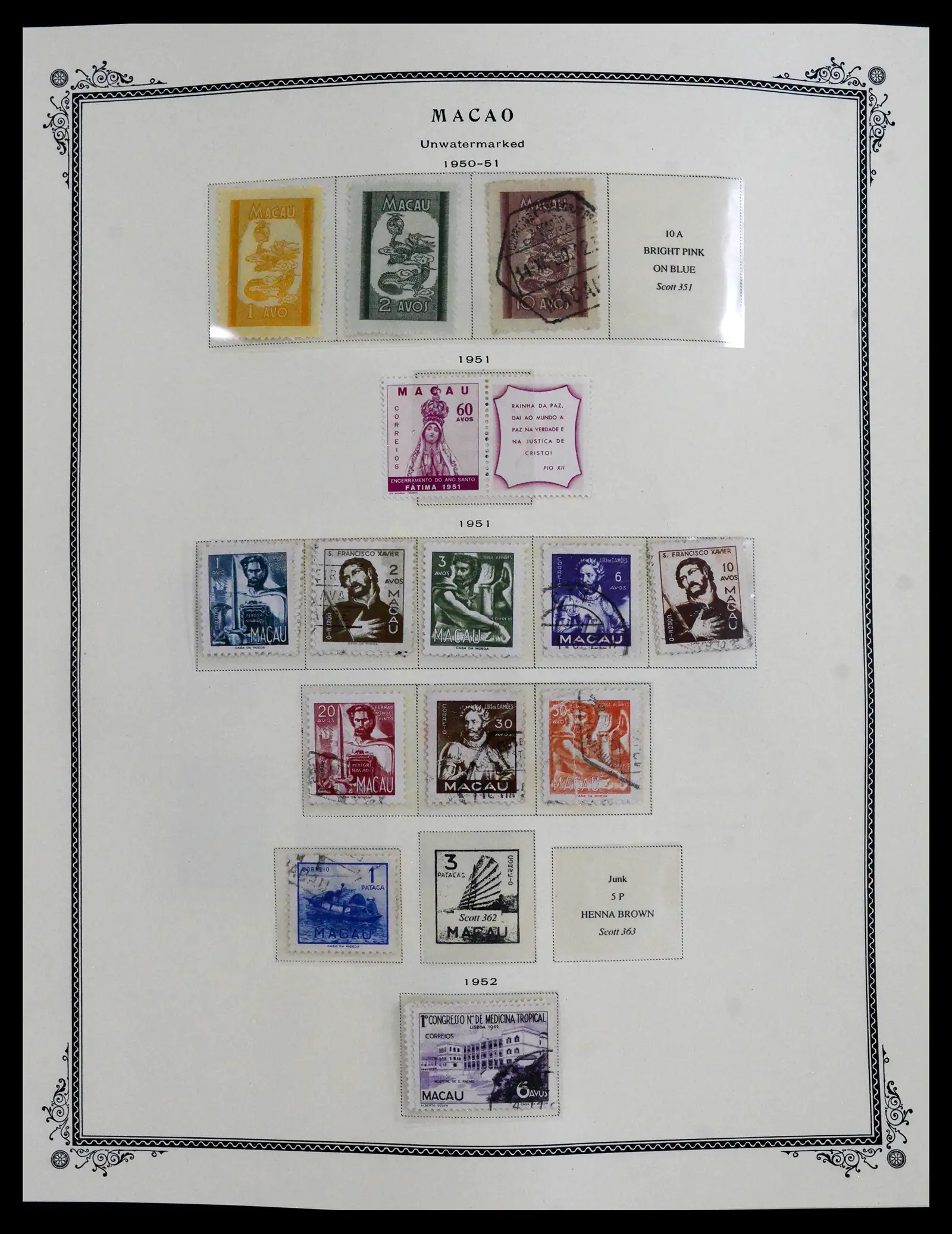 41855 0095 - Postzegelverzameling 41855 Portugese Koloniën 1870-1970.