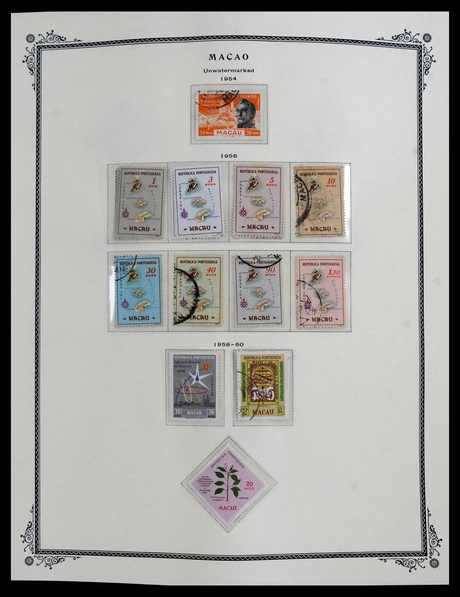 41855 0097 - Postzegelverzameling 41855 Portugese Koloniën 1870-1970.