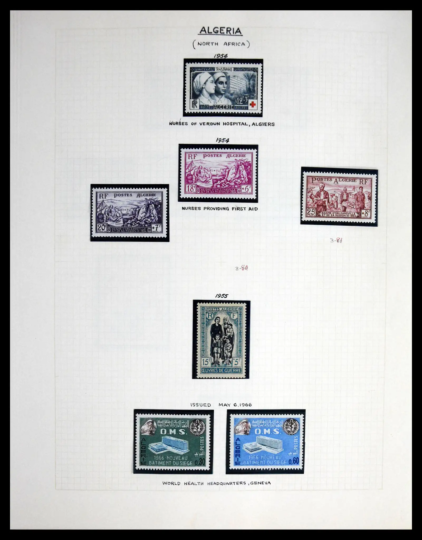 41856 0001 - Postzegelverzameling 41856 Motief Rode Kruis 1897-1974.