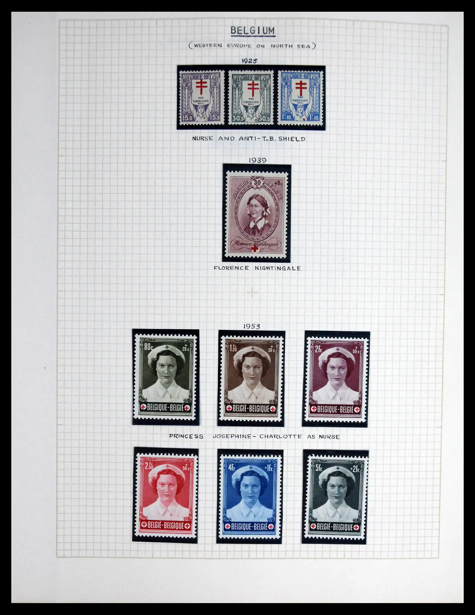 41856 0004 - Postzegelverzameling 41856 Motief Rode Kruis 1897-1974.