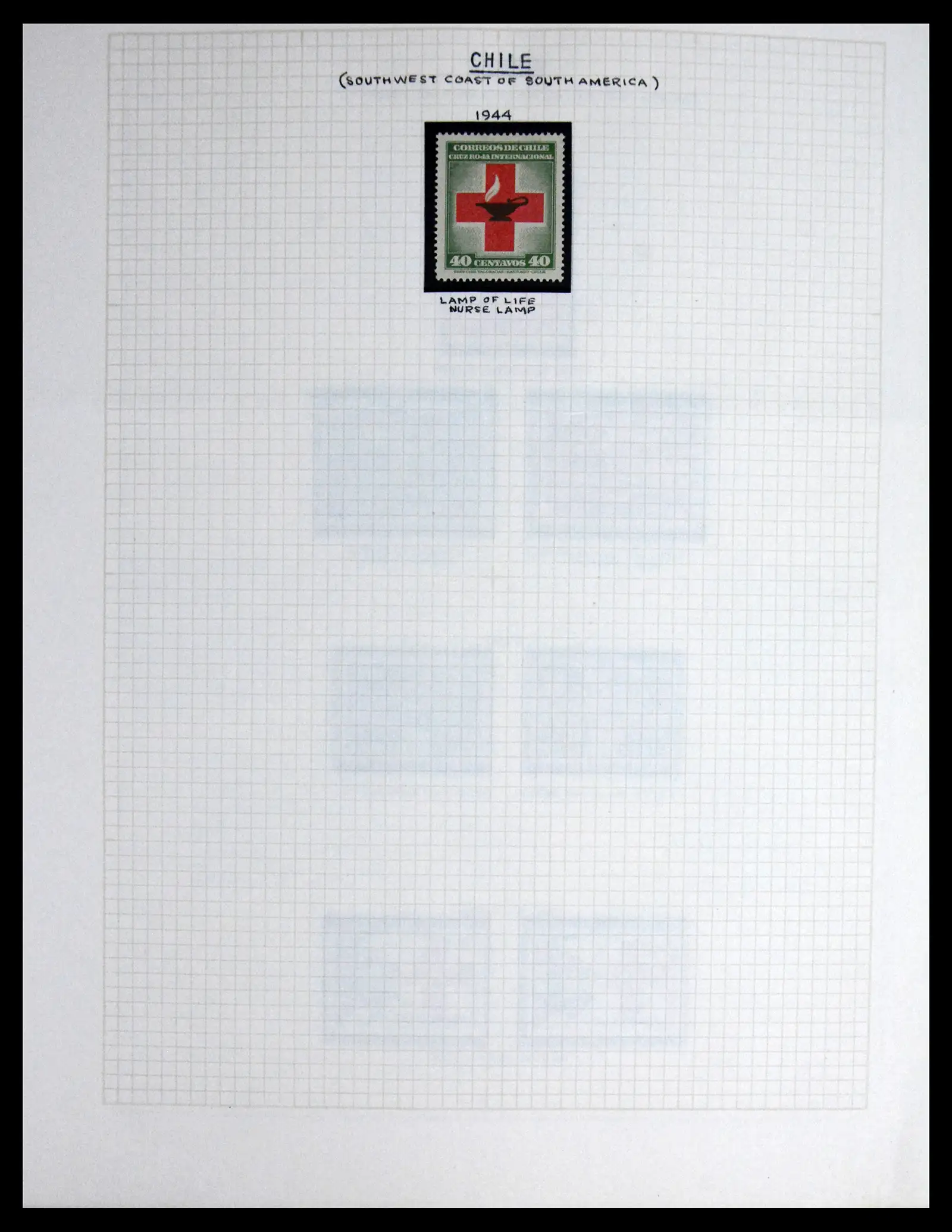 41856 0005 - Postzegelverzameling 41856 Motief Rode Kruis 1897-1974.