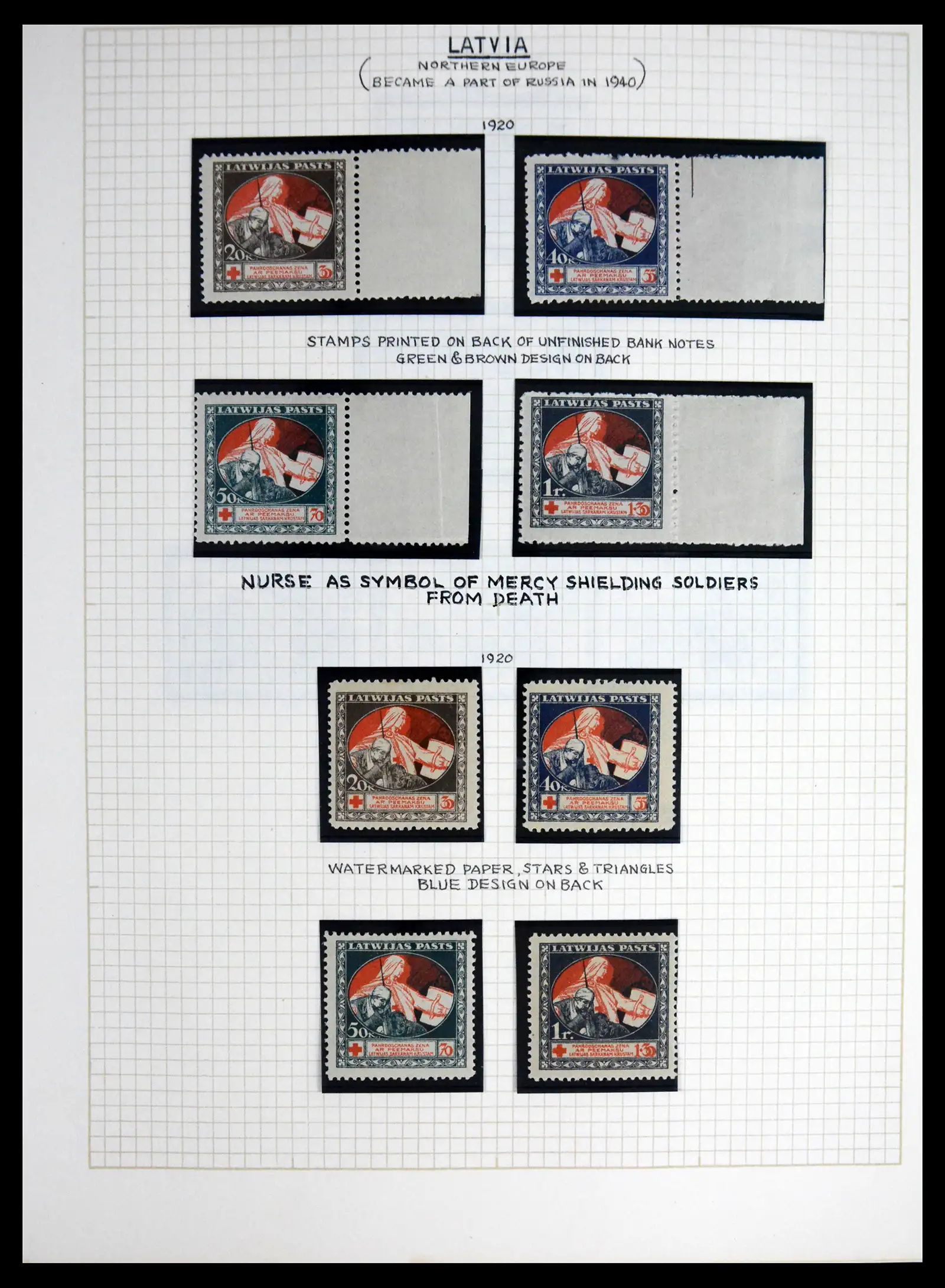 41856 0011 - Postzegelverzameling 41856 Motief Rode Kruis 1897-1974.