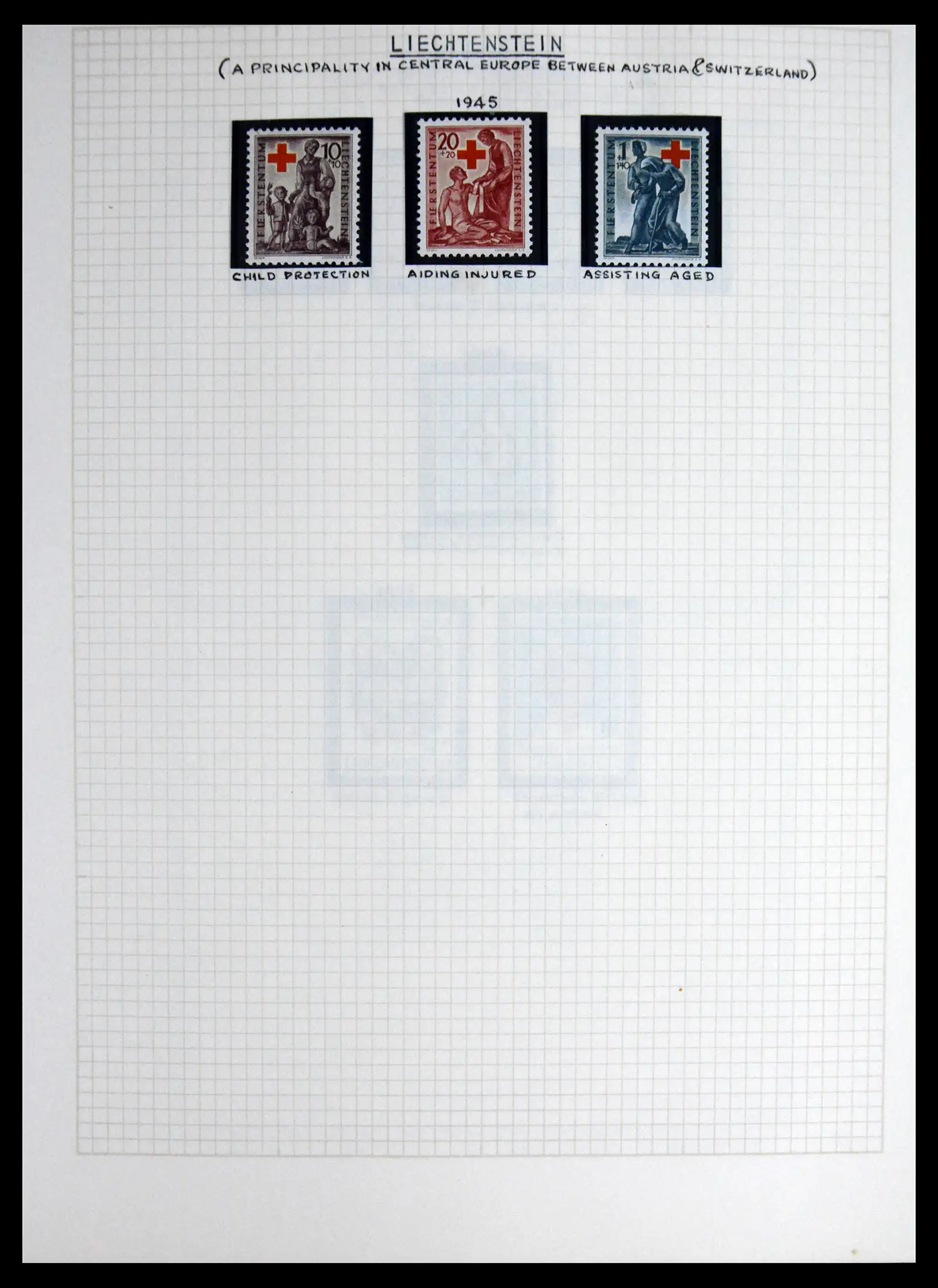 41856 0014 - Postzegelverzameling 41856 Motief Rode Kruis 1897-1974.