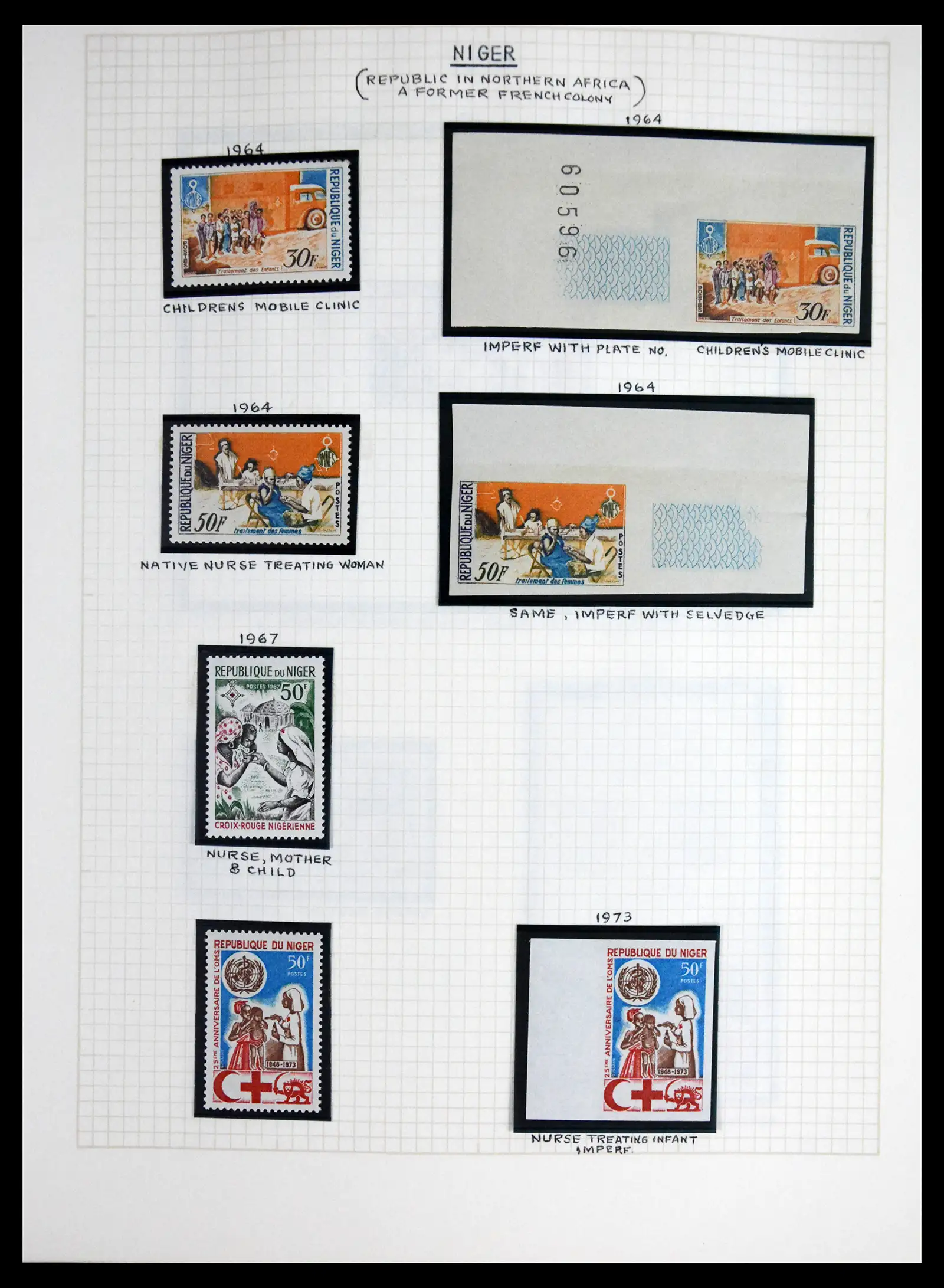 41856 0035 - Postzegelverzameling 41856 Motief Rode Kruis 1897-1974.