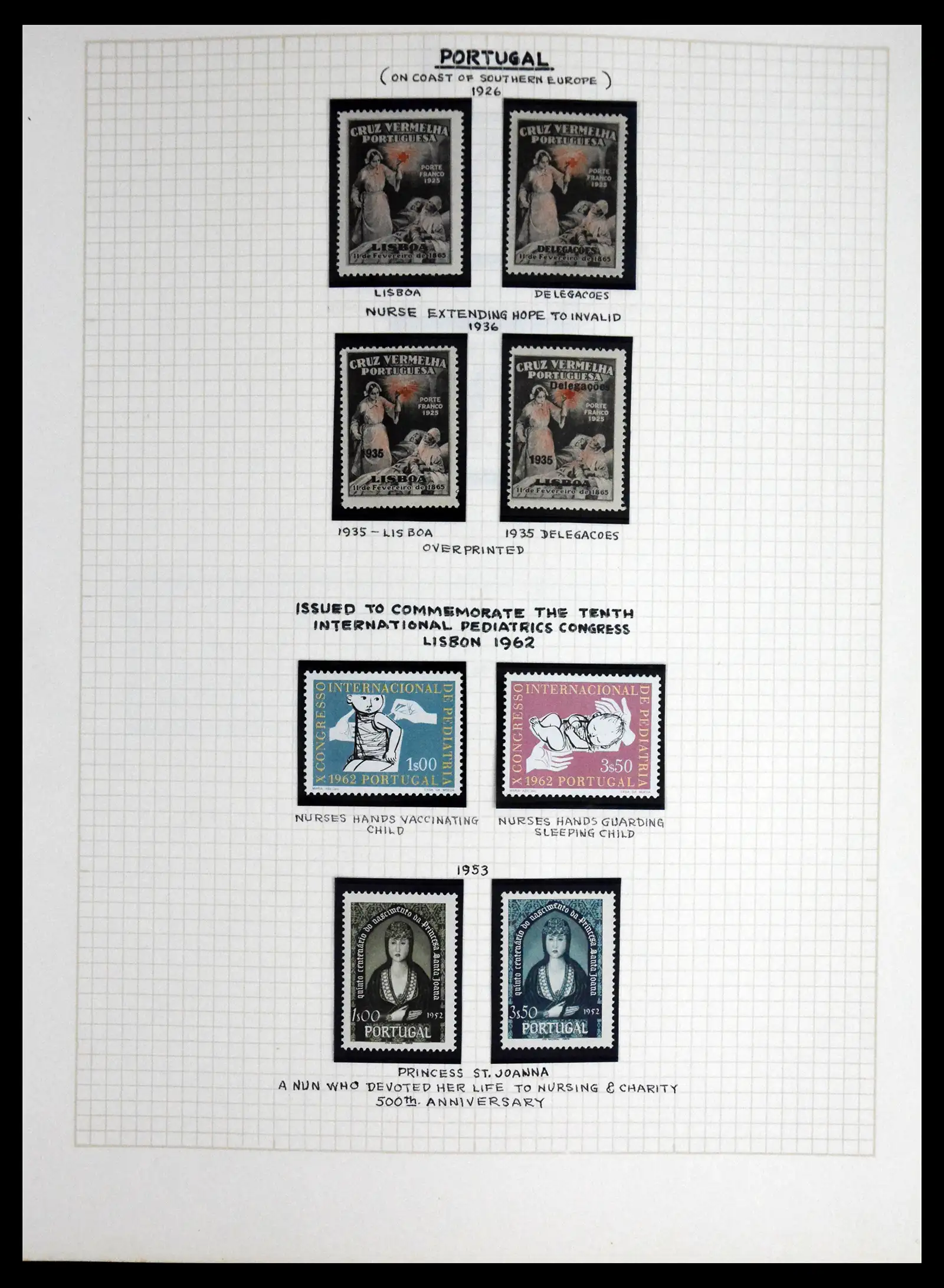 41856 0046 - Postzegelverzameling 41856 Motief Rode Kruis 1897-1974.