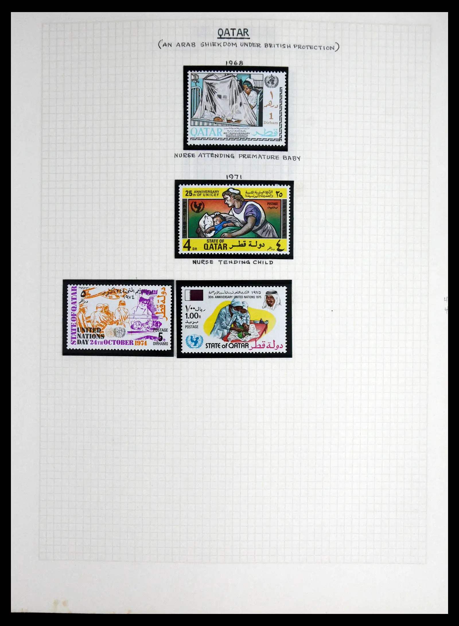 41856 0048 - Postzegelverzameling 41856 Motief Rode Kruis 1897-1974.