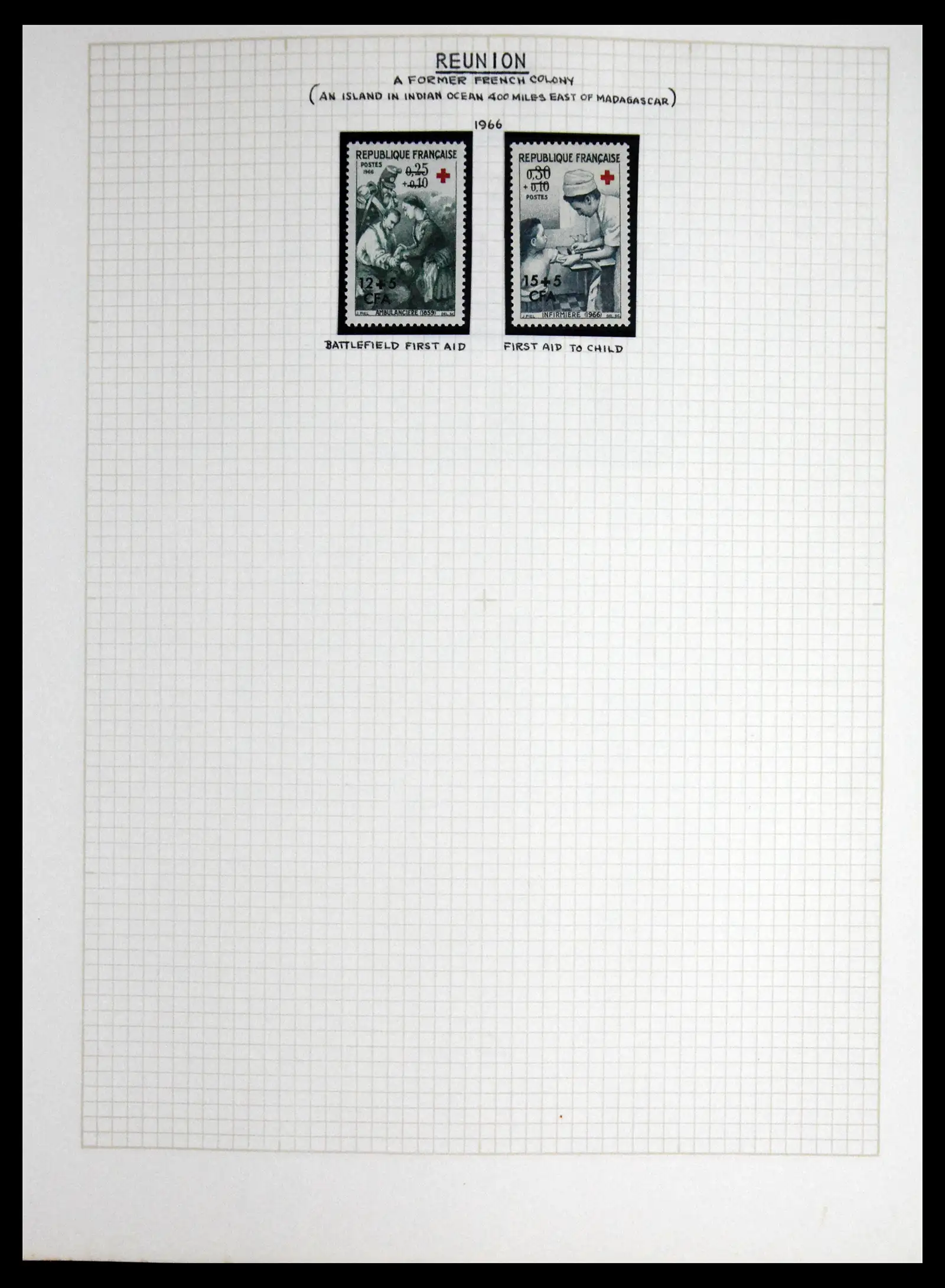 41856 0050 - Postzegelverzameling 41856 Motief Rode Kruis 1897-1974.