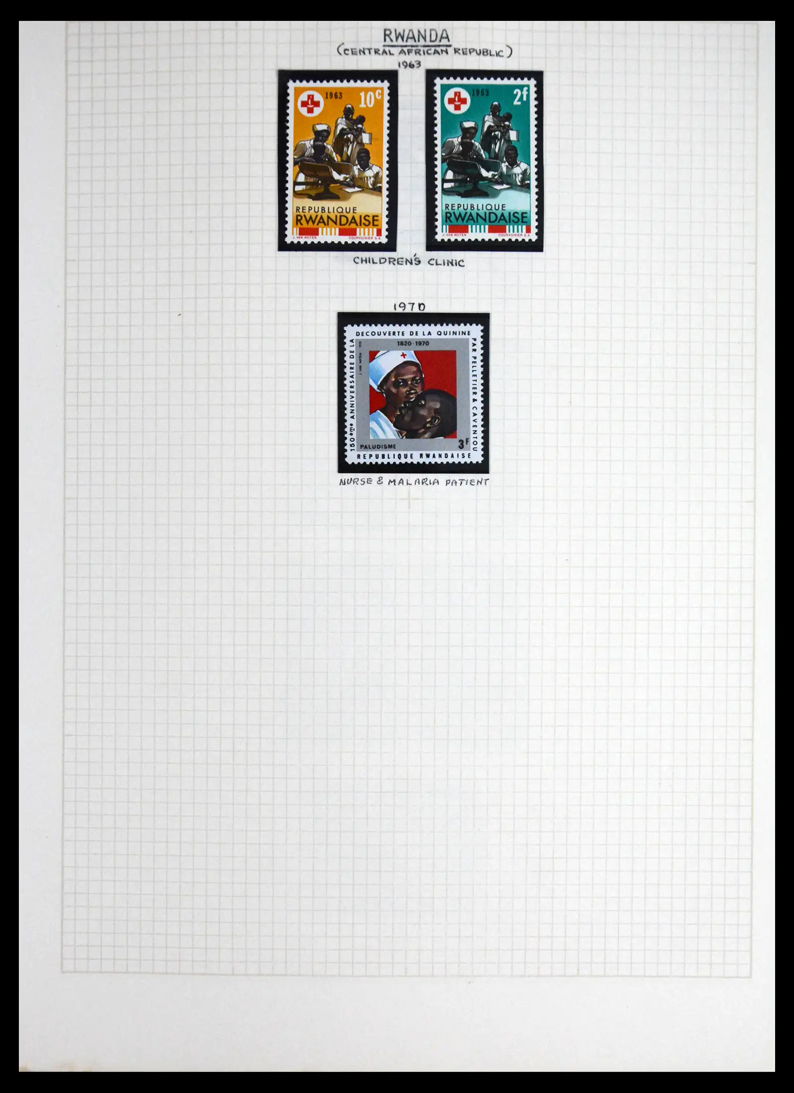 41856 0058 - Postzegelverzameling 41856 Motief Rode Kruis 1897-1974.