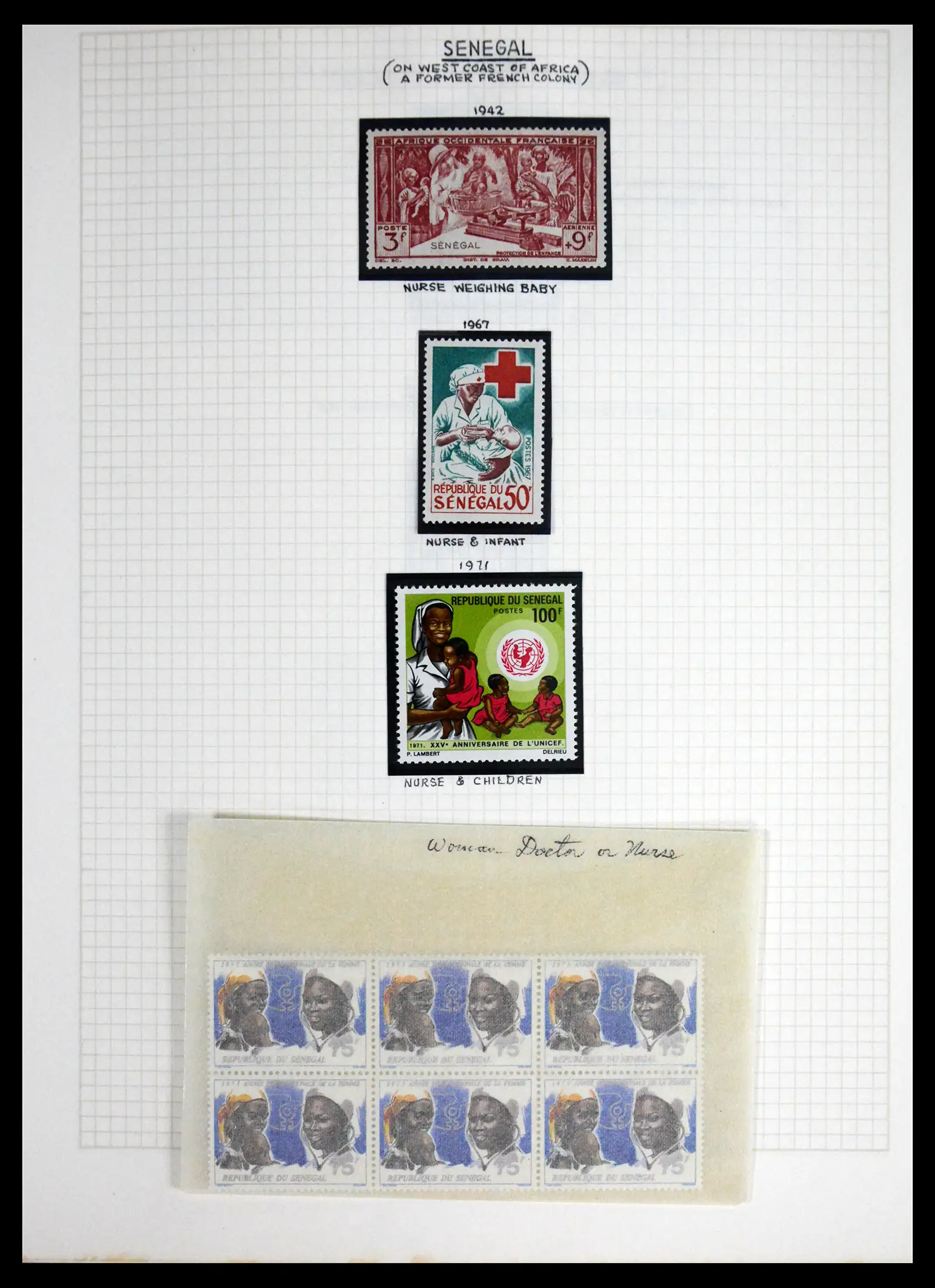 41856 0068 - Postzegelverzameling 41856 Motief Rode Kruis 1897-1974.