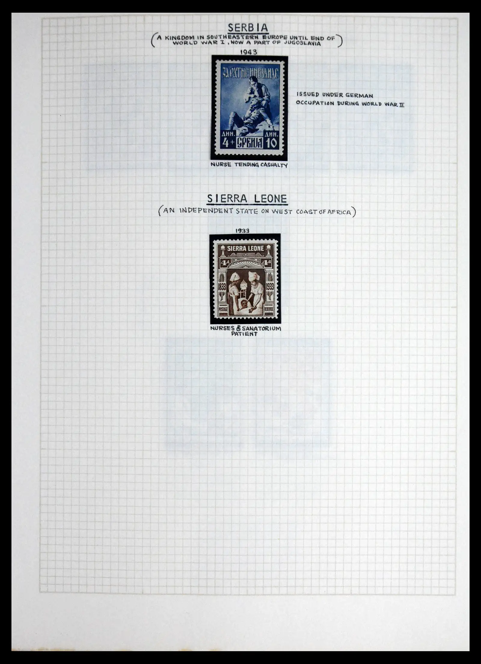 41856 0069 - Postzegelverzameling 41856 Motief Rode Kruis 1897-1974.