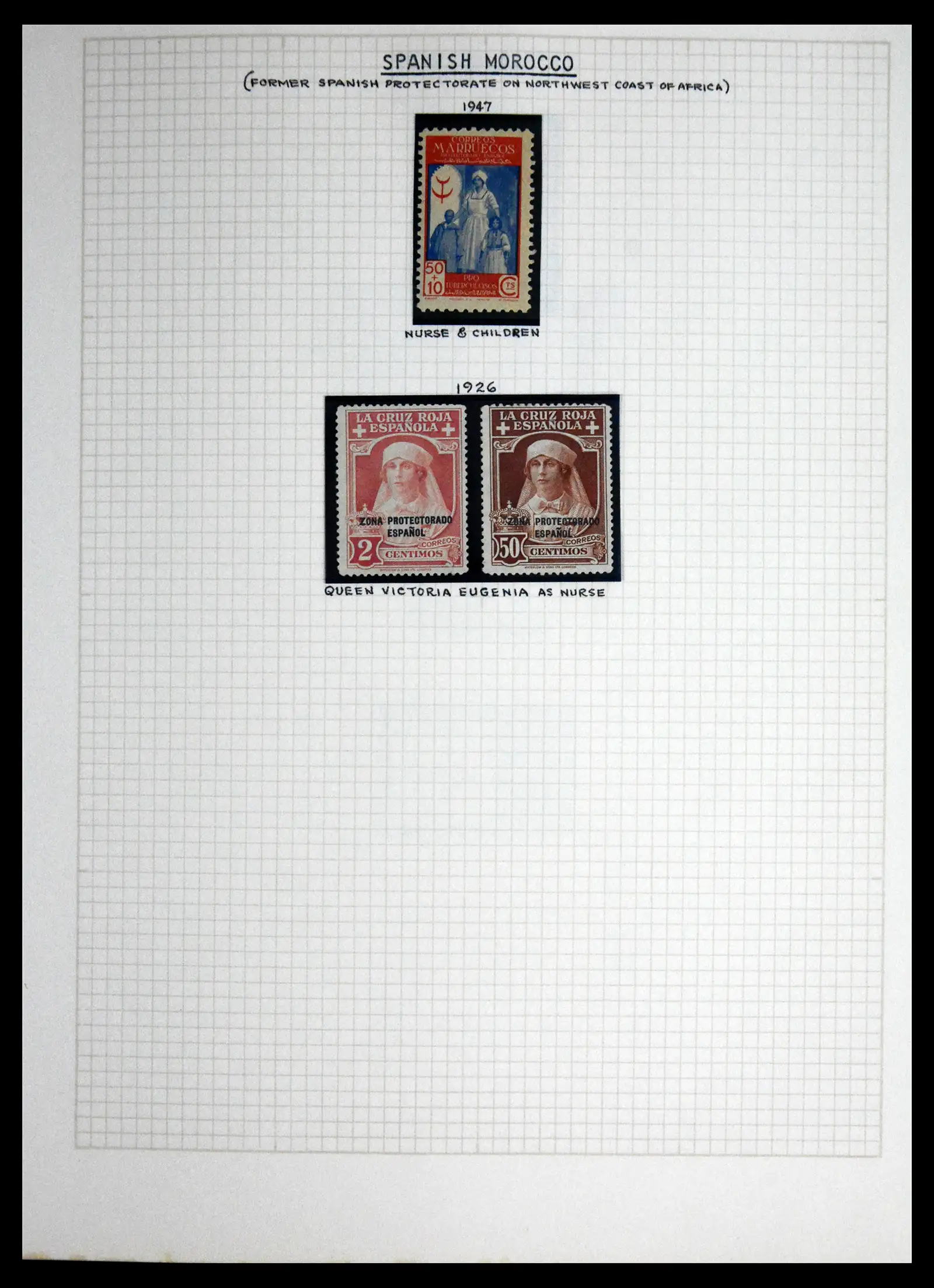 41856 0077 - Postzegelverzameling 41856 Motief Rode Kruis 1897-1974.