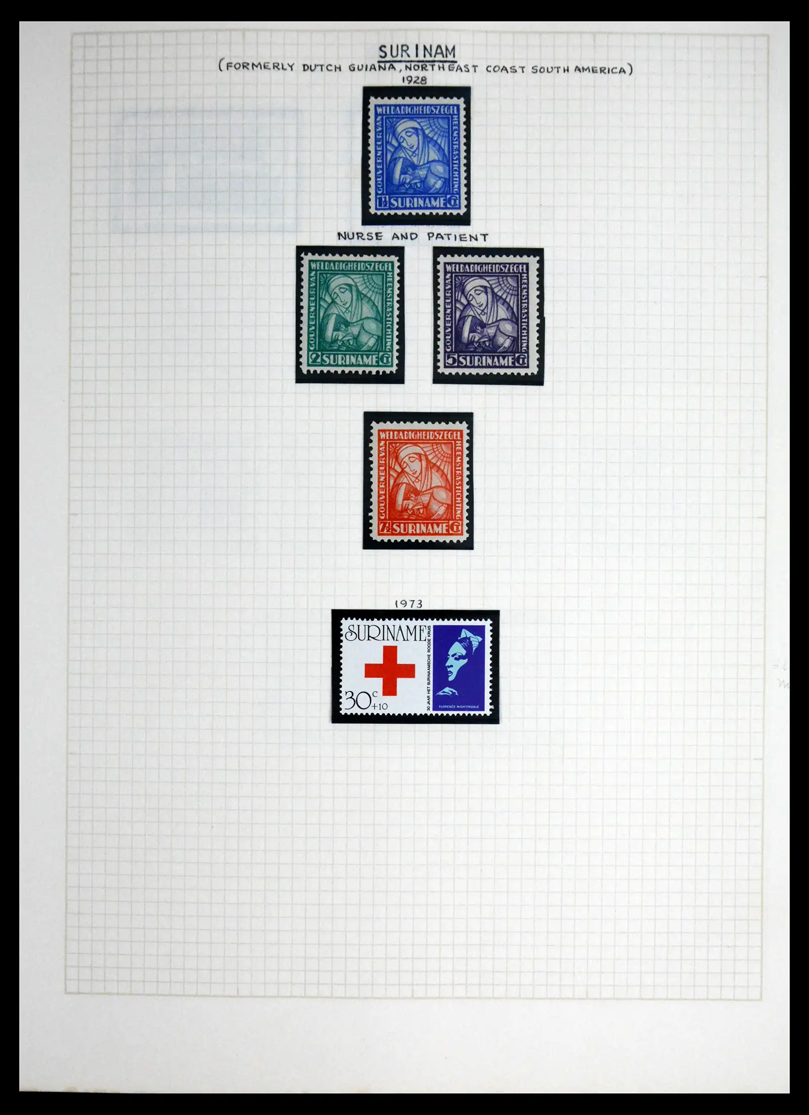 41856 0079 - Postzegelverzameling 41856 Motief Rode Kruis 1897-1974.