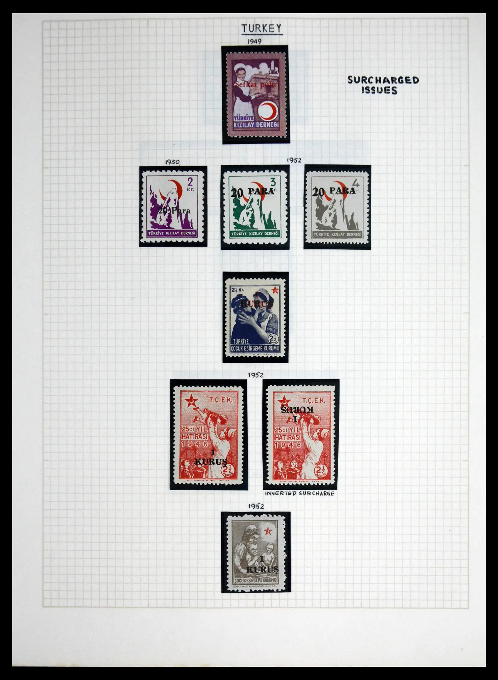 41856 0096 - Postzegelverzameling 41856 Motief Rode Kruis 1897-1974.