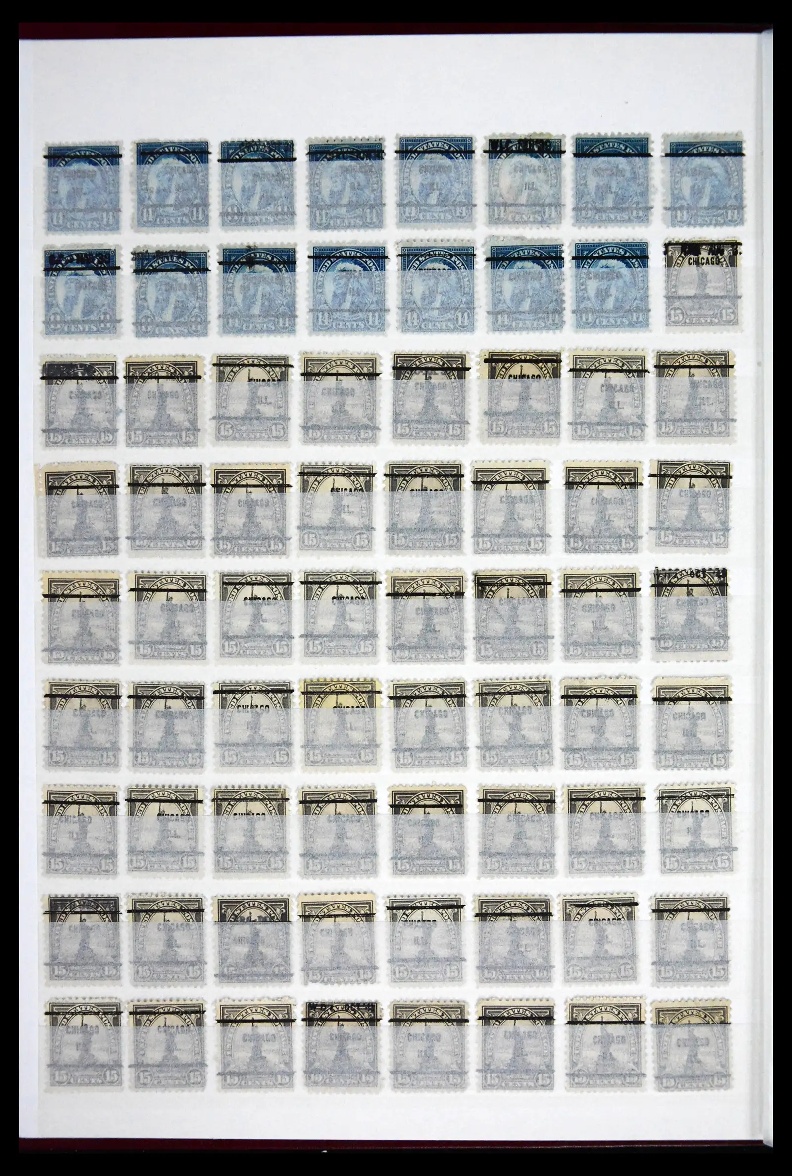 41857 0002 - Postzegelverzameling 41857 USA pre-cancels 