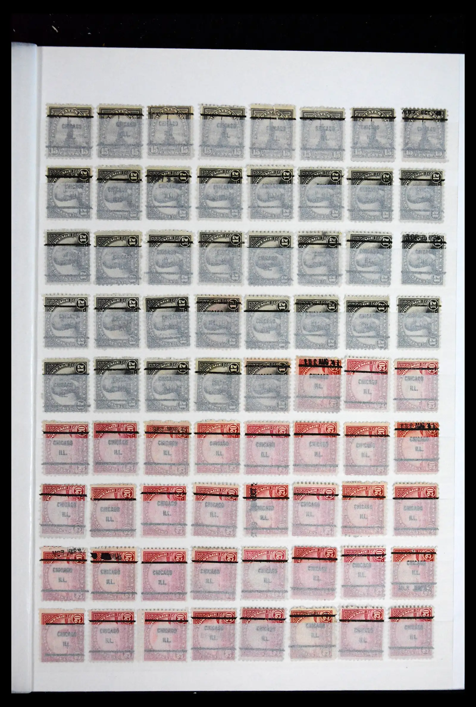 41857 0003 - Postzegelverzameling 41857 USA pre-cancels 