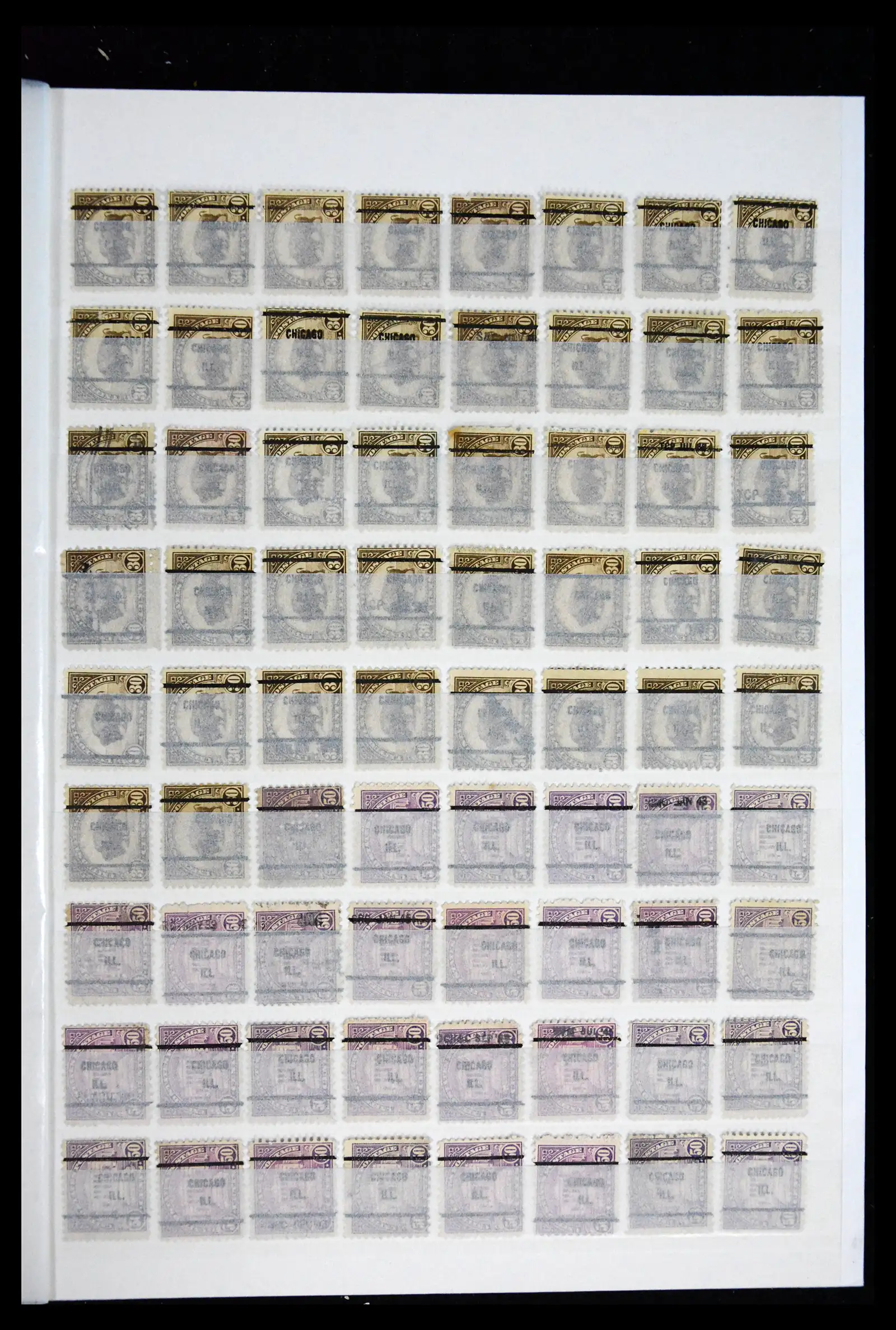 41857 0005 - Postzegelverzameling 41857 USA pre-cancels 