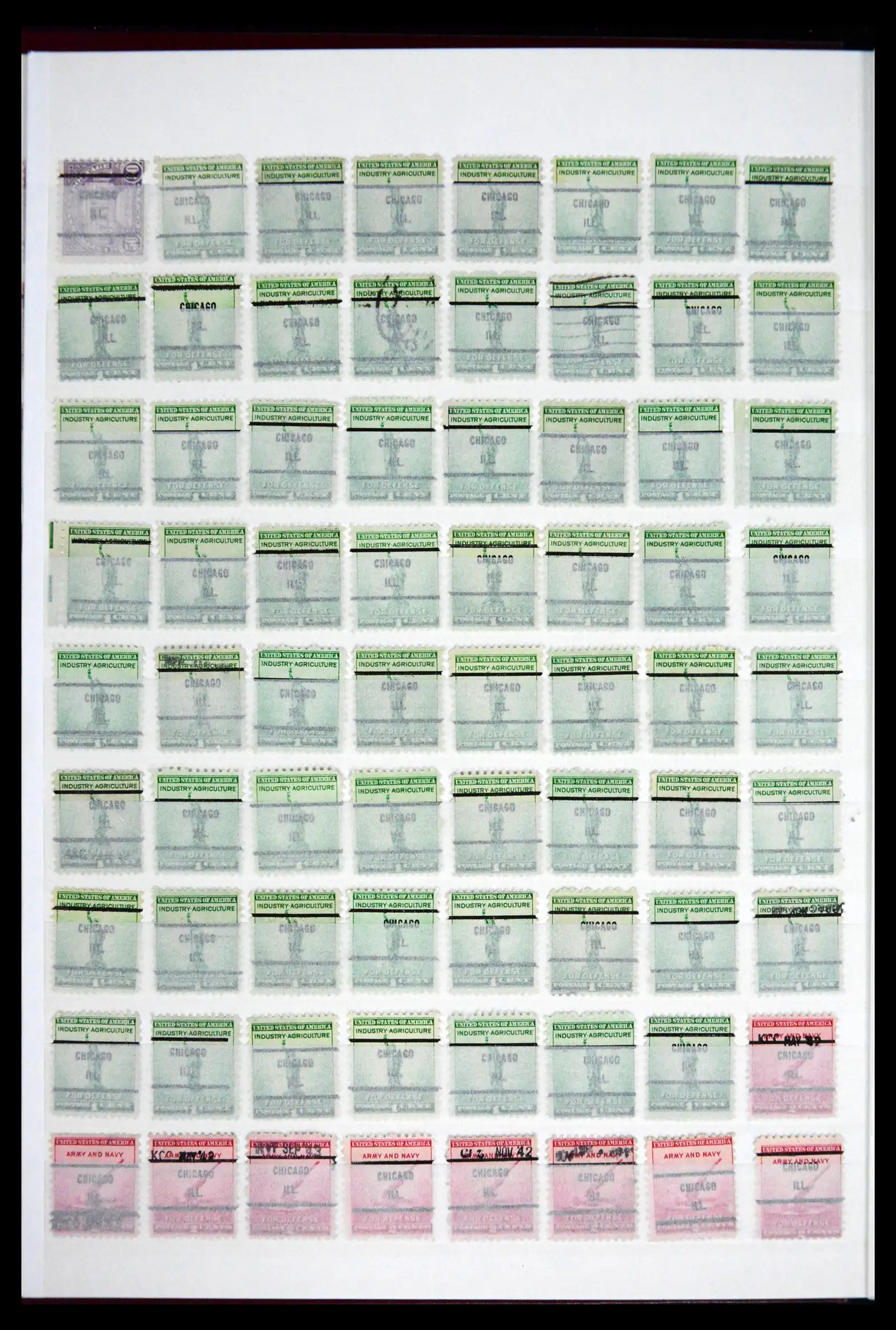 41857 0006 - Postzegelverzameling 41857 USA pre-cancels 