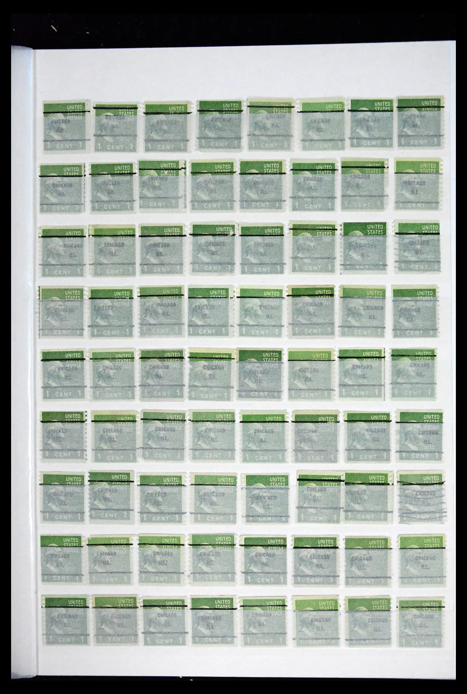 41857 0013 - Postzegelverzameling 41857 USA pre-cancels 