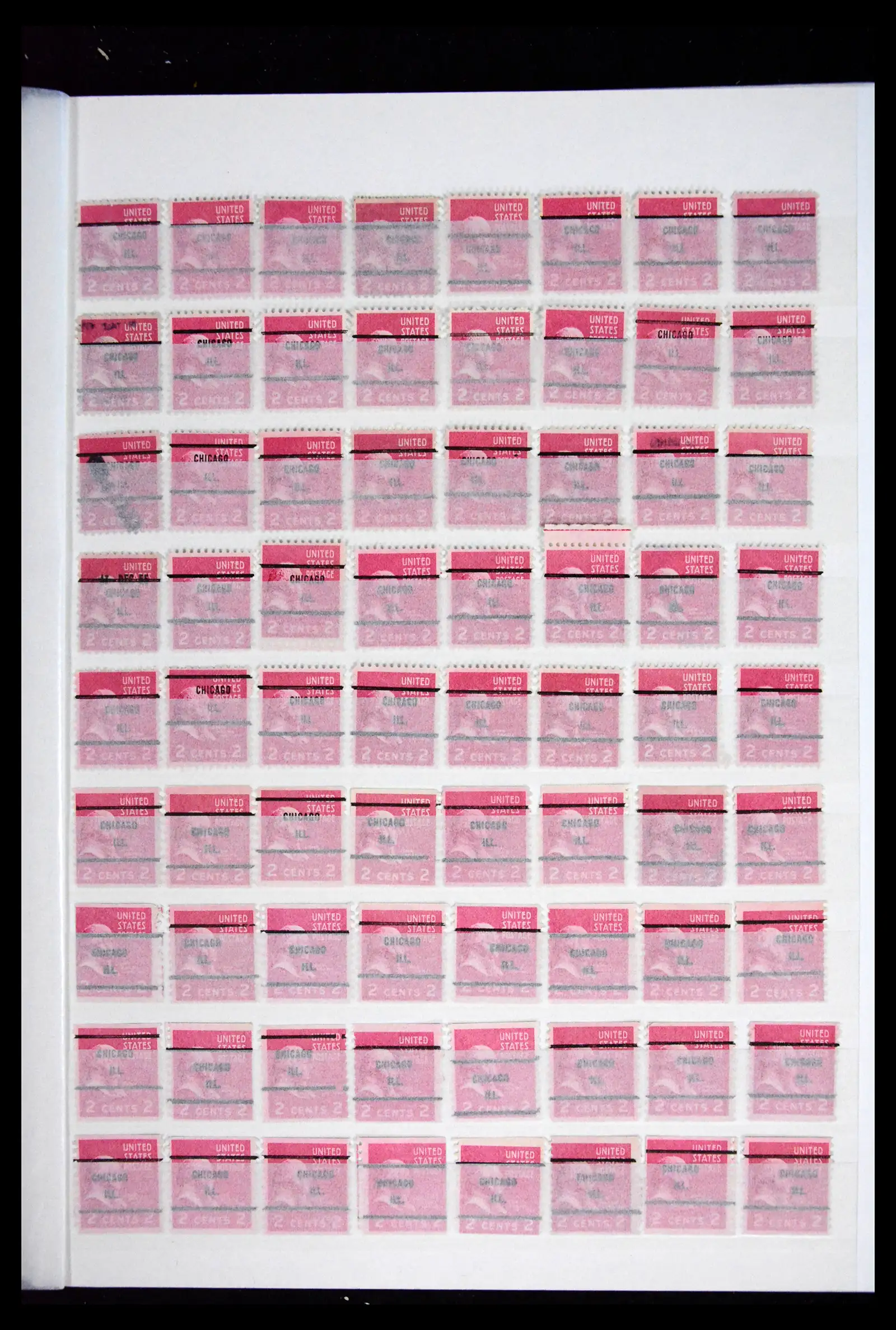 41857 0019 - Postzegelverzameling 41857 USA pre-cancels 