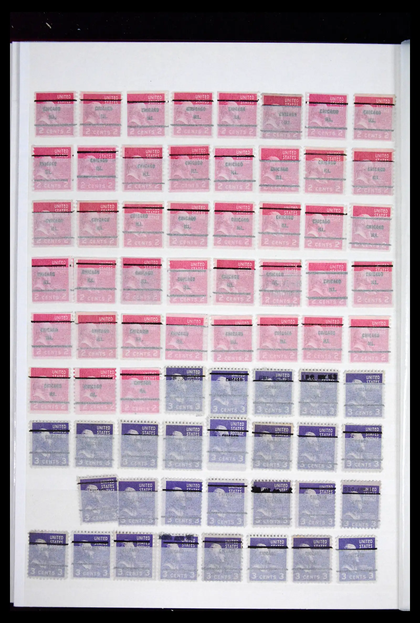 41857 0020 - Postzegelverzameling 41857 USA pre-cancels 
