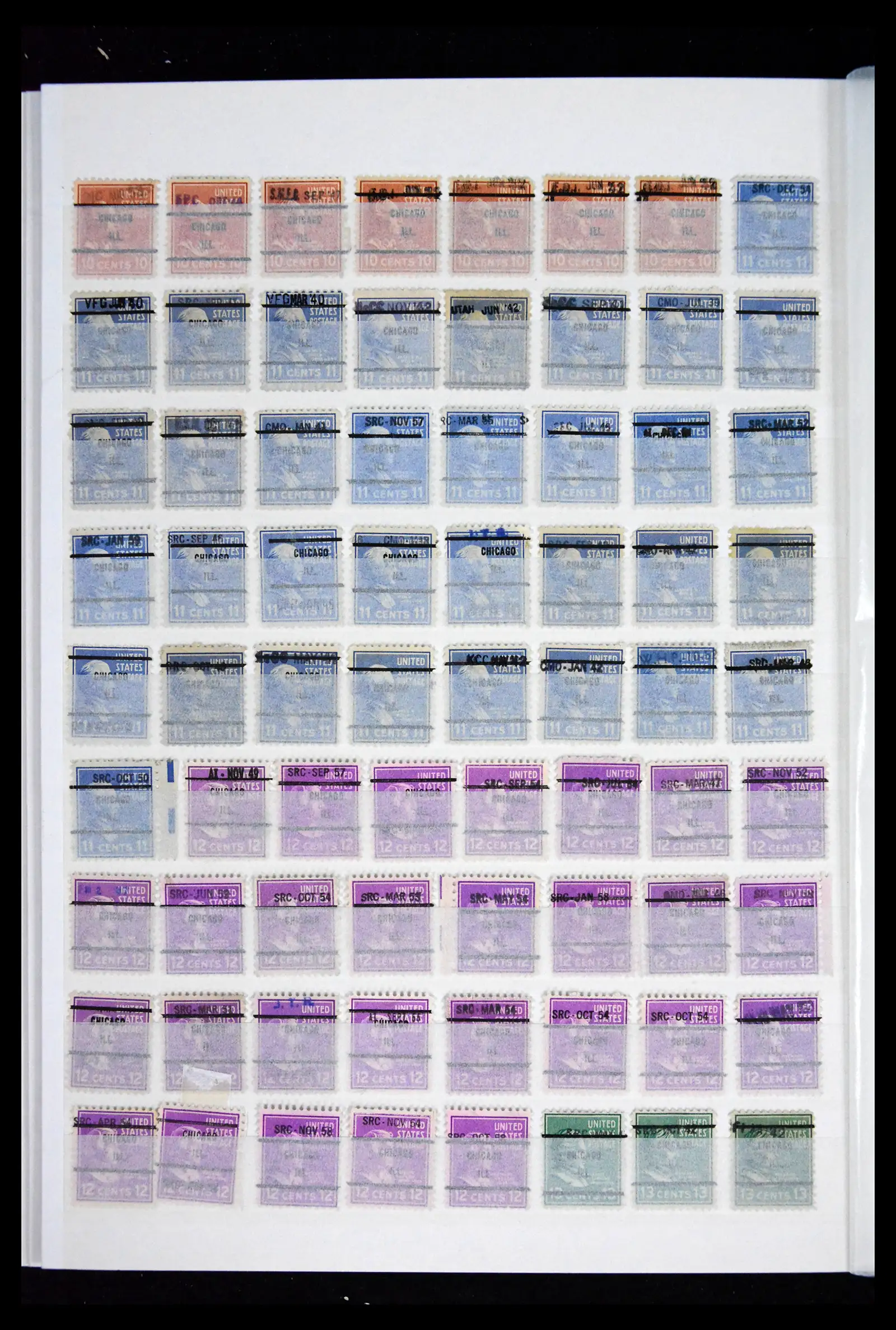 41857 0026 - Postzegelverzameling 41857 USA pre-cancels 