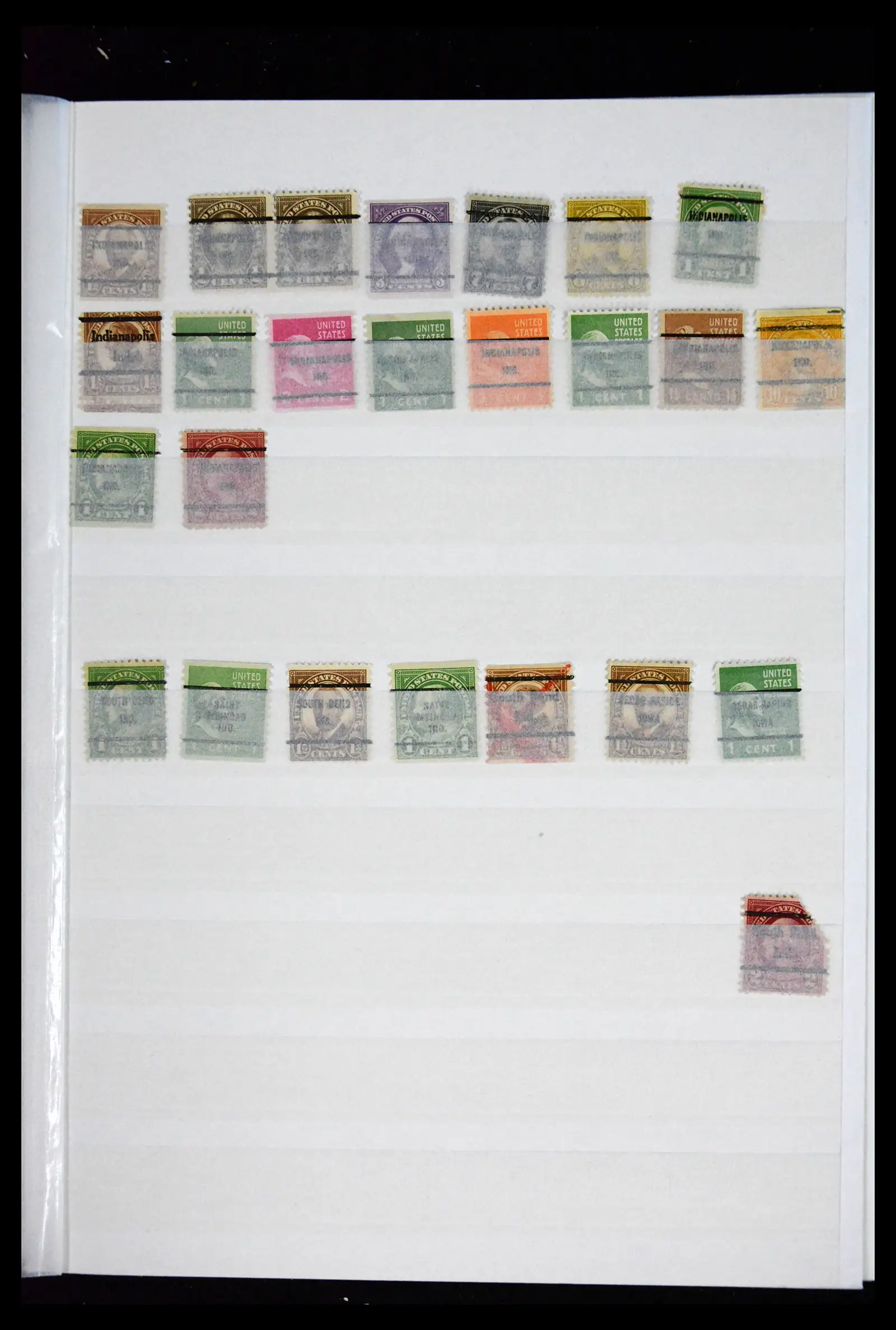 41857 0031 - Postzegelverzameling 41857 USA pre-cancels 