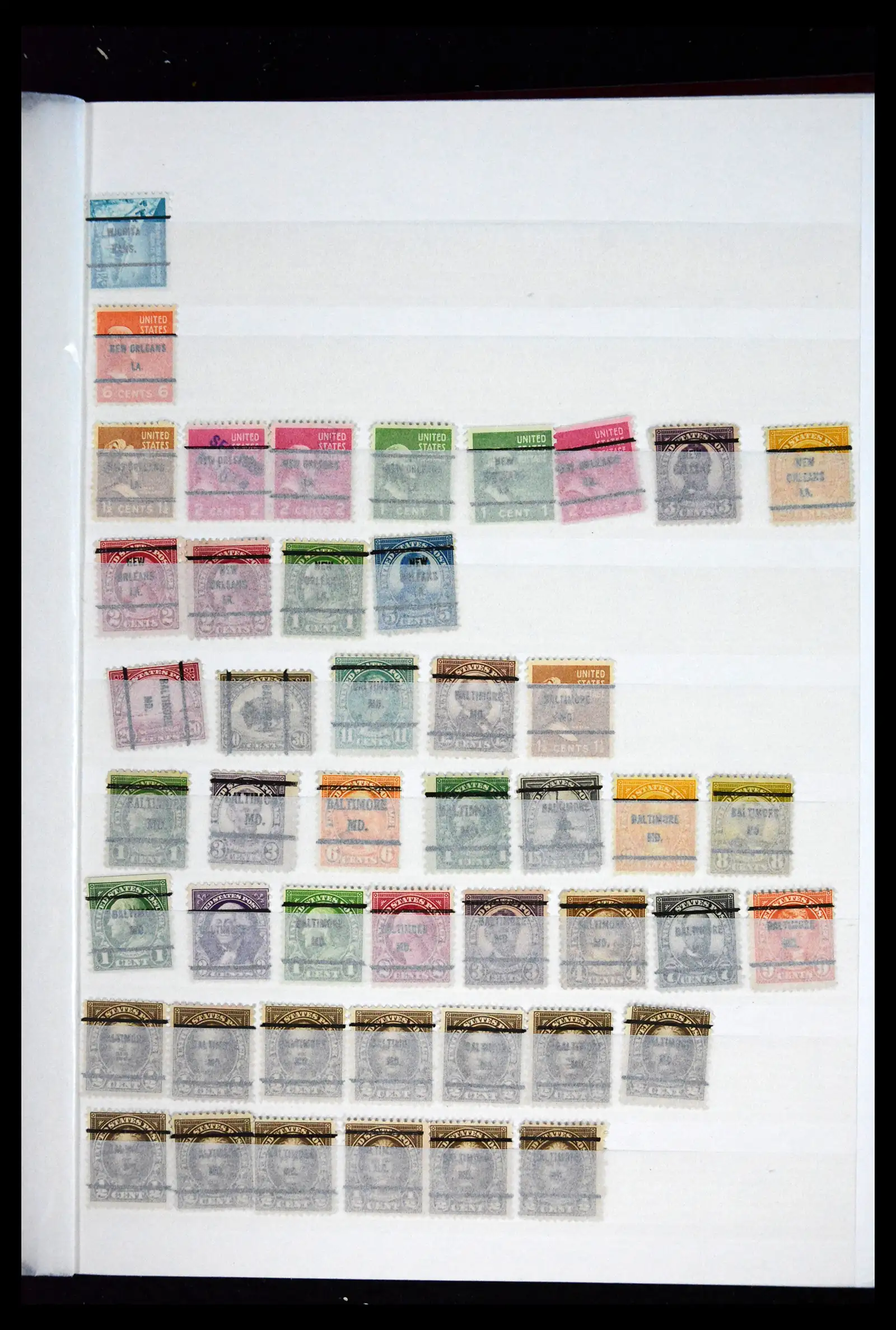 41857 0037 - Postzegelverzameling 41857 USA pre-cancels 