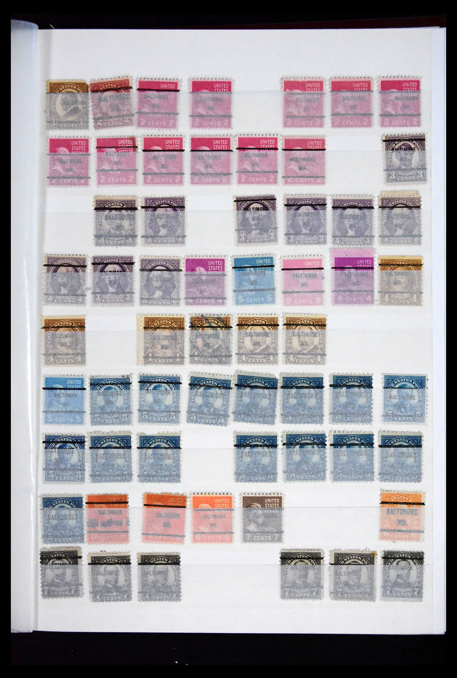 41857 0043 - Postzegelverzameling 41857 USA pre-cancels 
