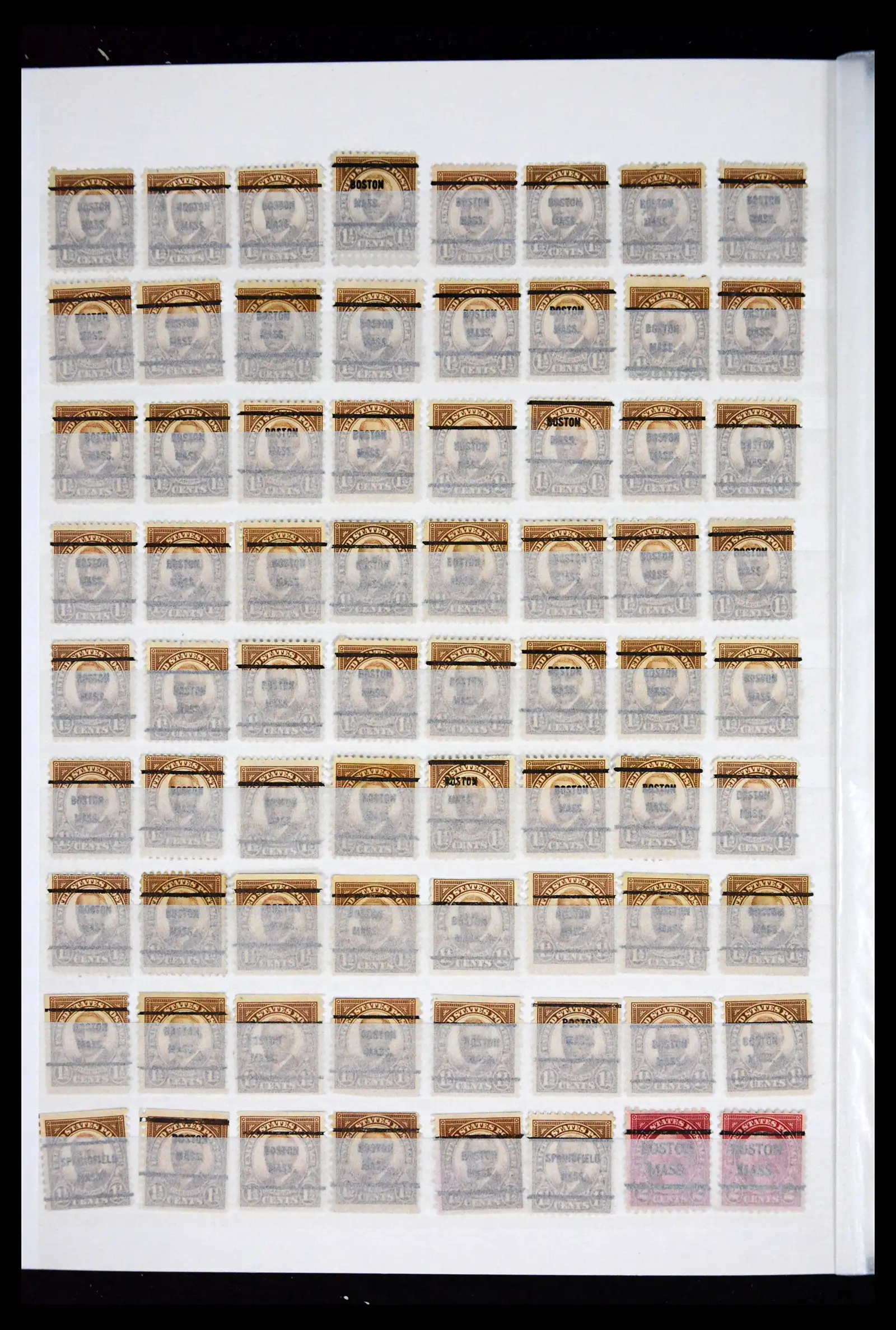 41857 0050 - Postzegelverzameling 41857 USA pre-cancels 