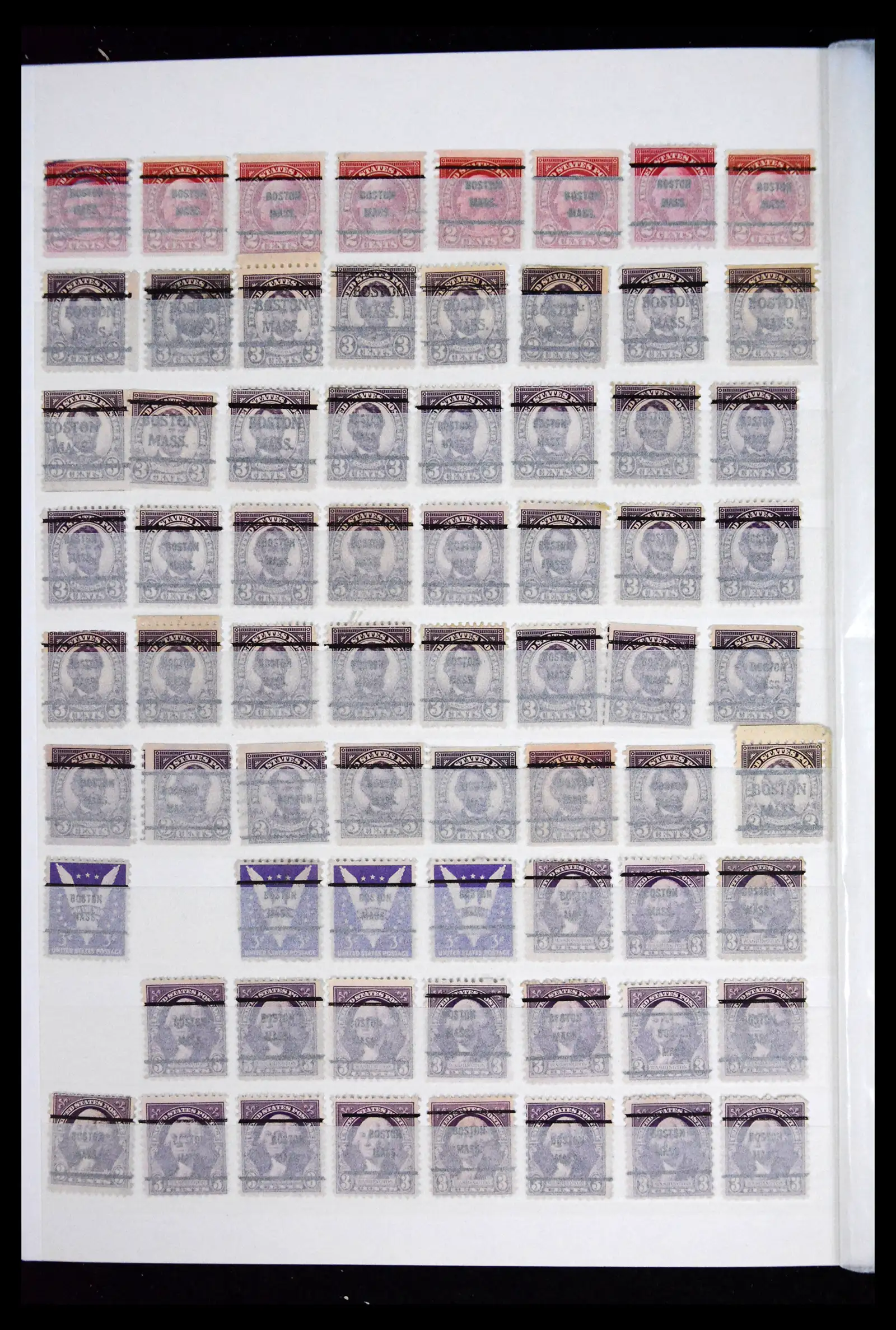 41857 0052 - Postzegelverzameling 41857 USA pre-cancels 