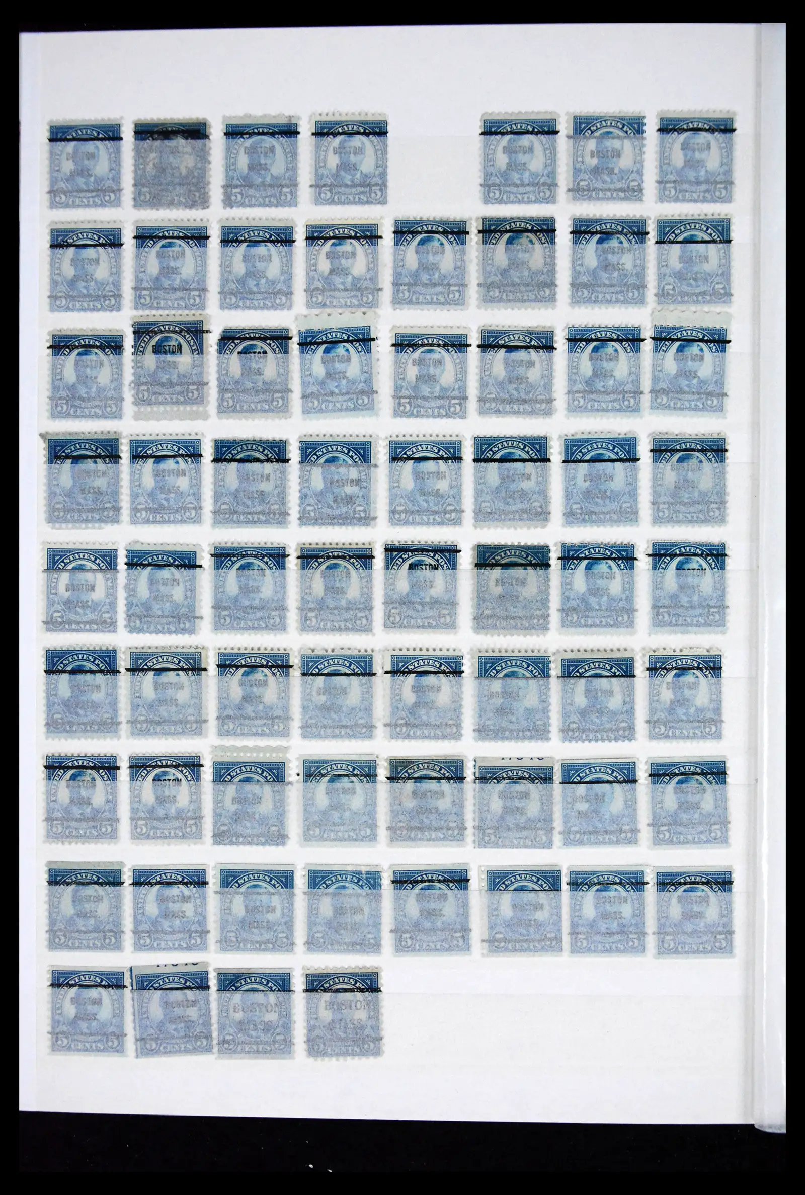 41857 0054 - Postzegelverzameling 41857 USA pre-cancels 