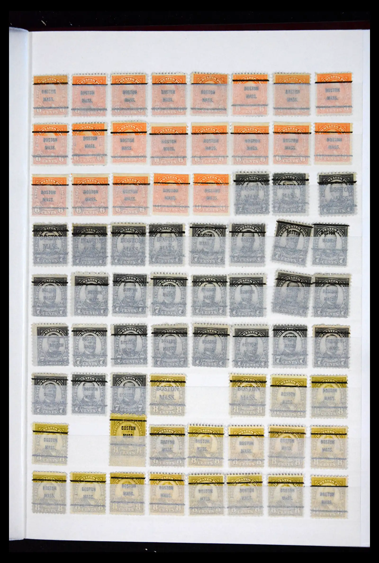 41857 0055 - Postzegelverzameling 41857 USA pre-cancels 