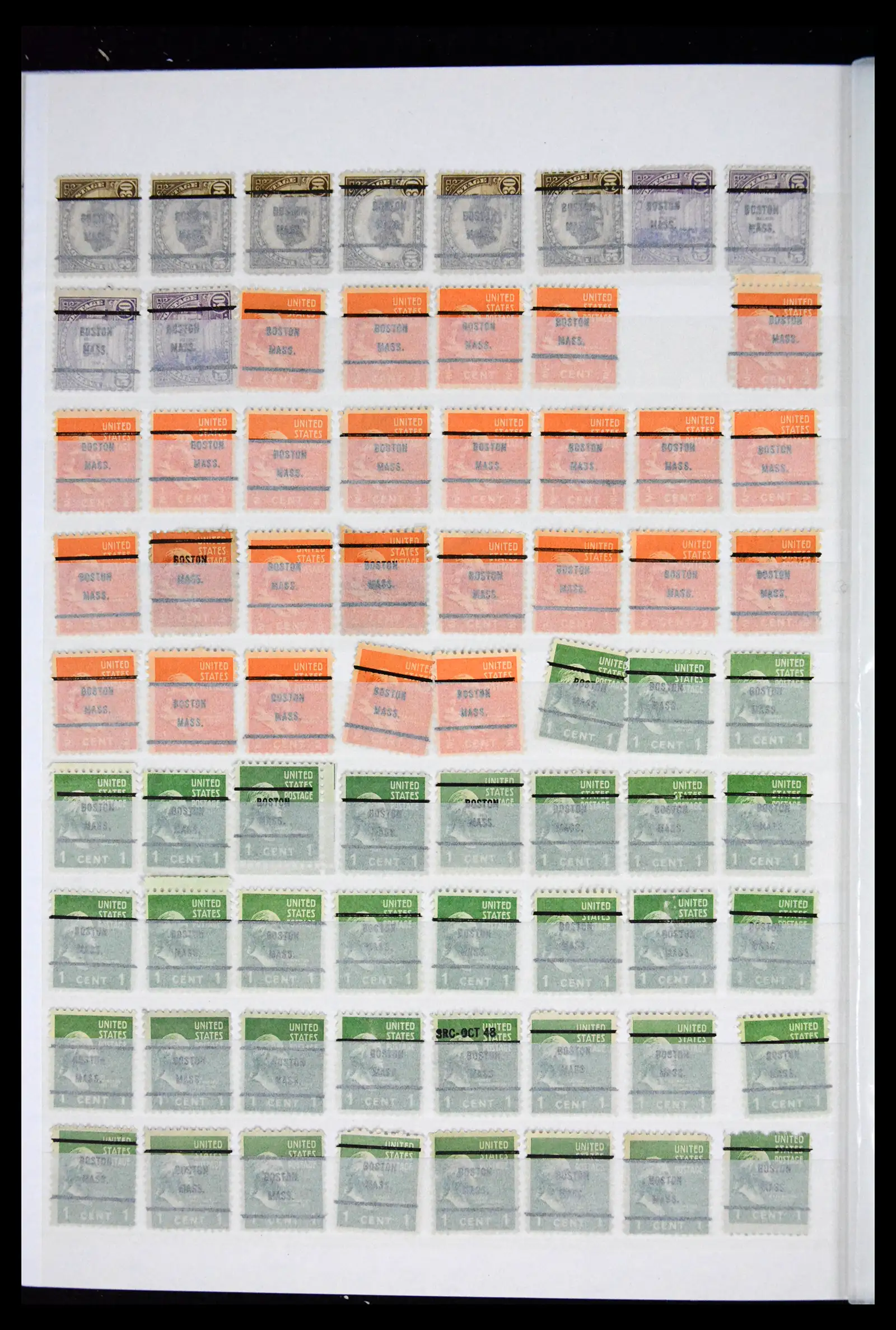 41857 0058 - Postzegelverzameling 41857 USA pre-cancels 