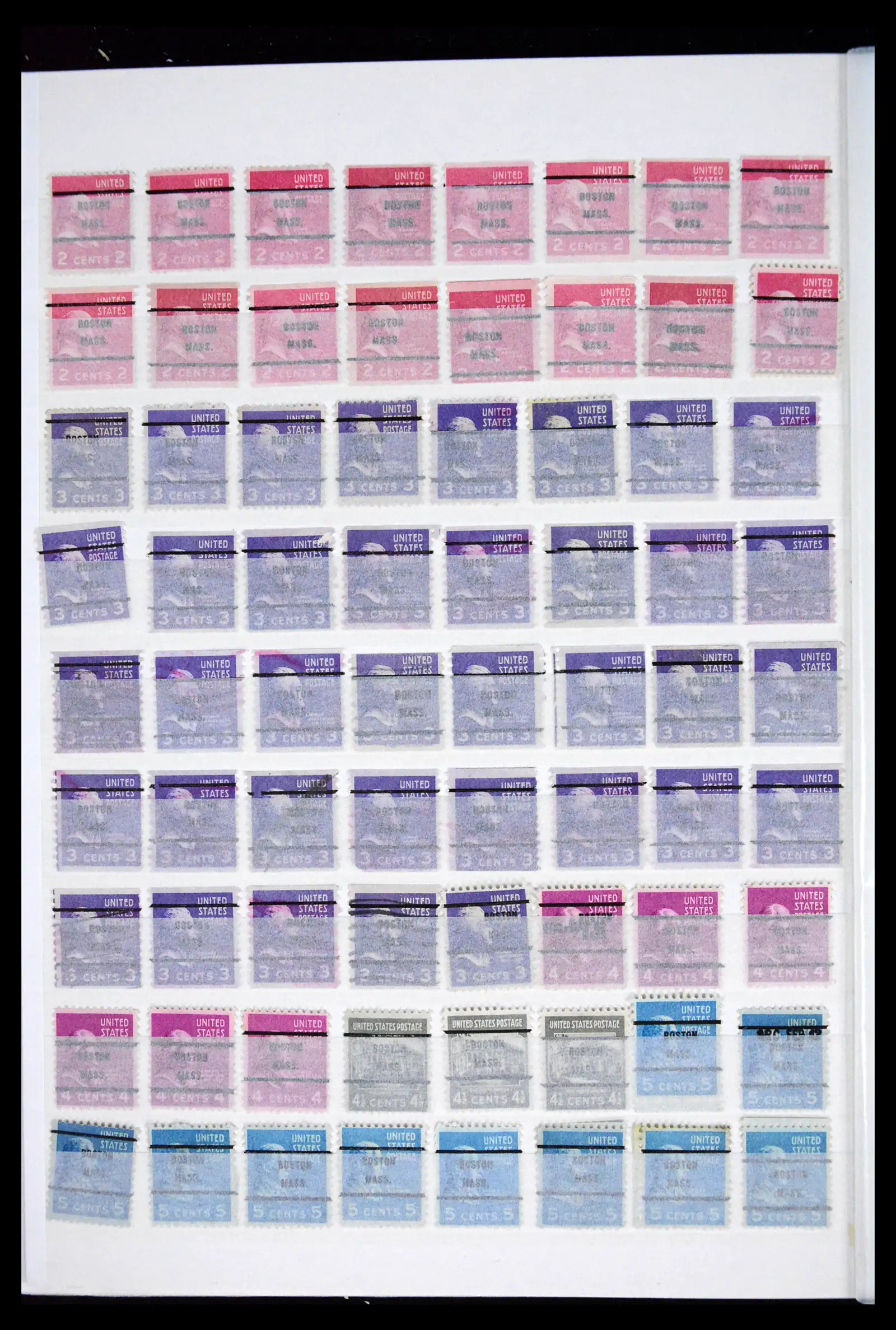 41857 0062 - Postzegelverzameling 41857 USA pre-cancels 