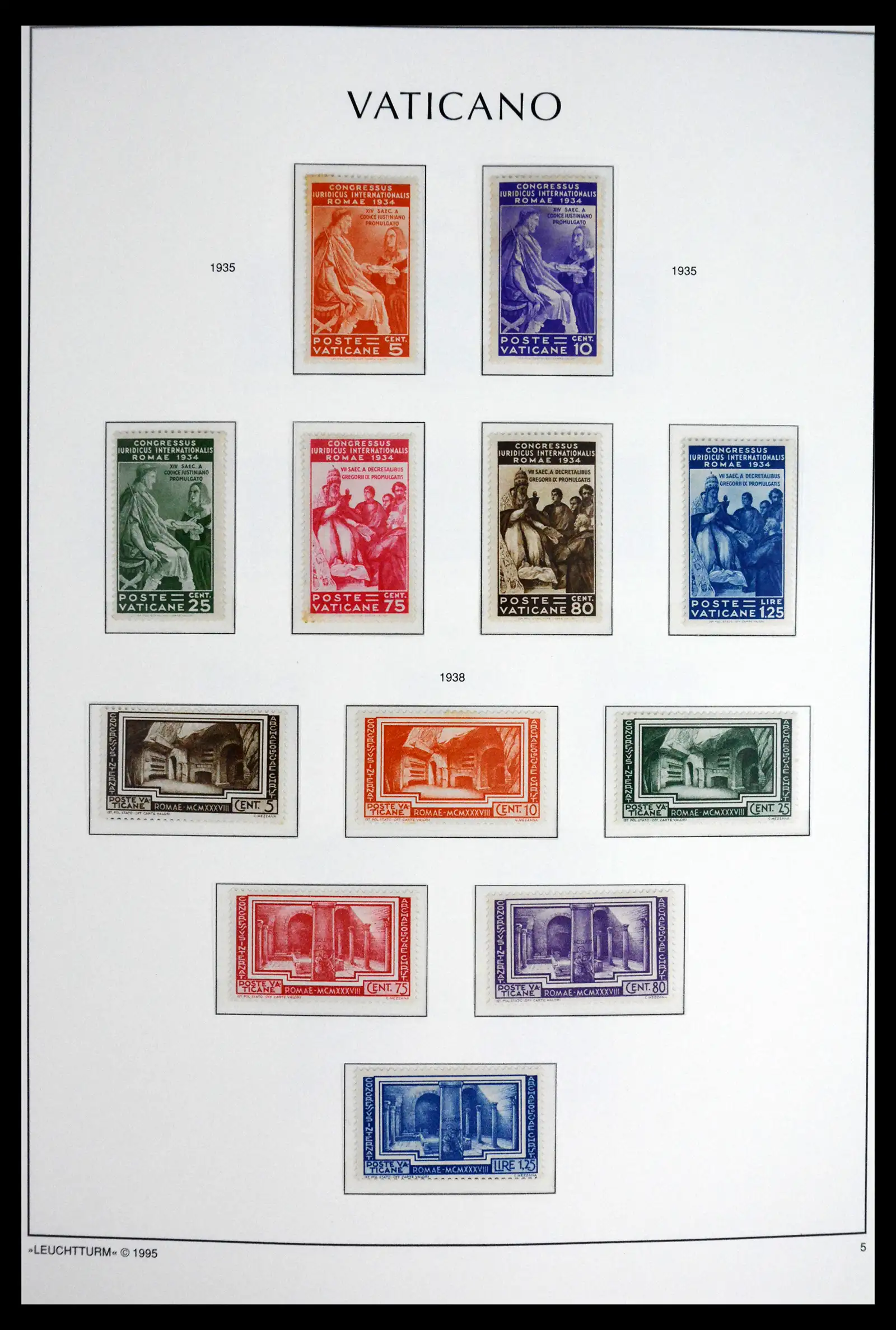 41861 0005 - Stamp collection 41861 Vatican complete 1929-1978.
