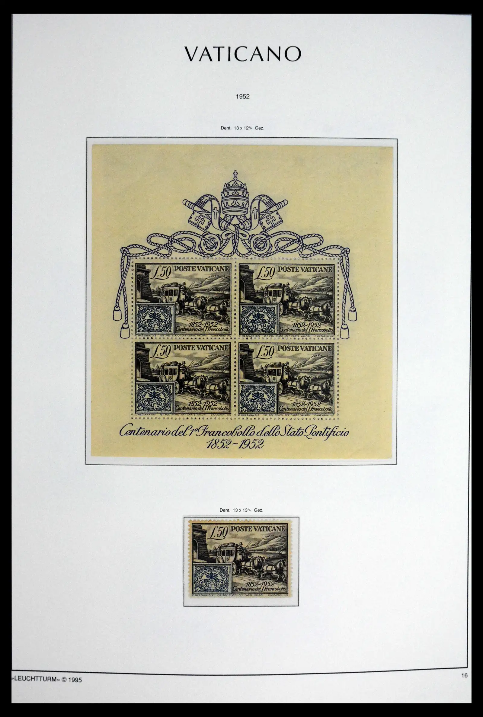 41861 0018 - Stamp collection 41861 Vatican complete 1929-1978.
